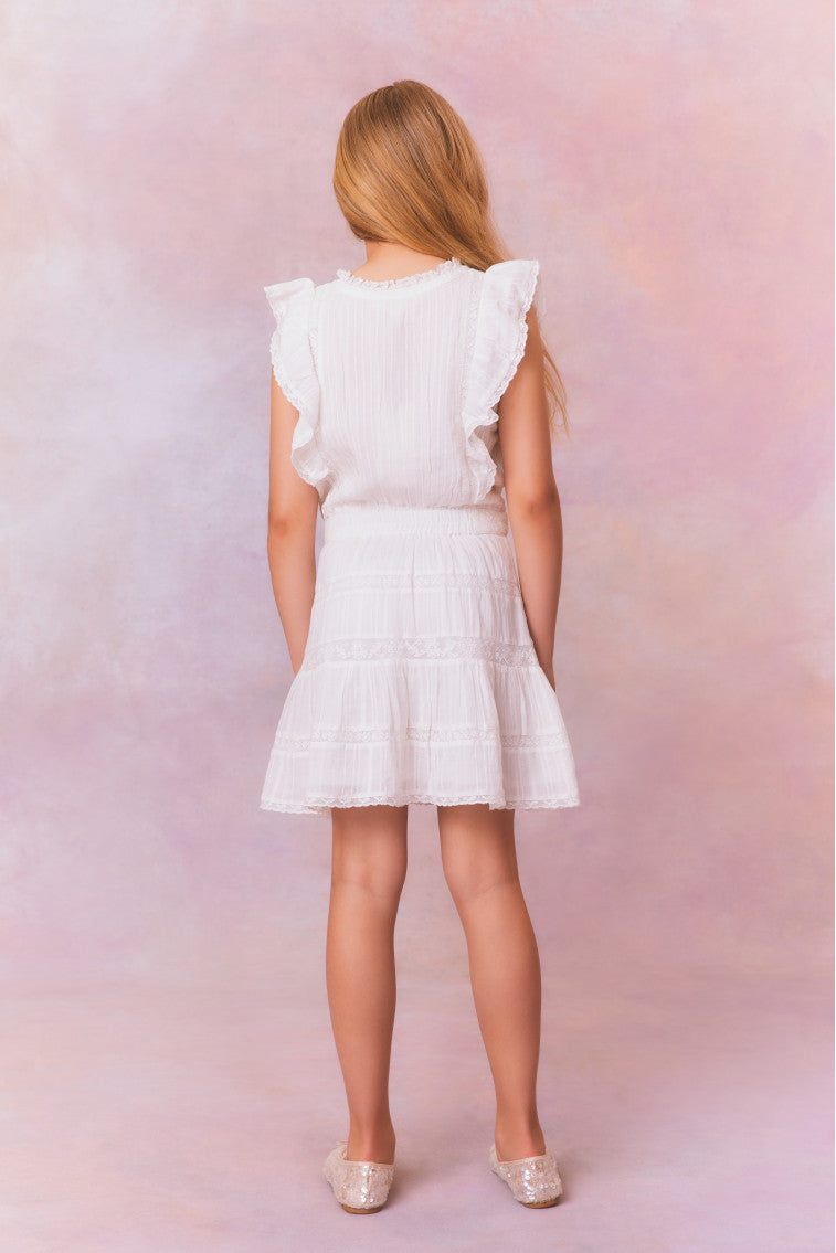 Girls Yuca Cotton Dress - Soft & Comfortable Summer Outfit for Kids | Perfect for Playdates, Beach Trips & Casual Wear