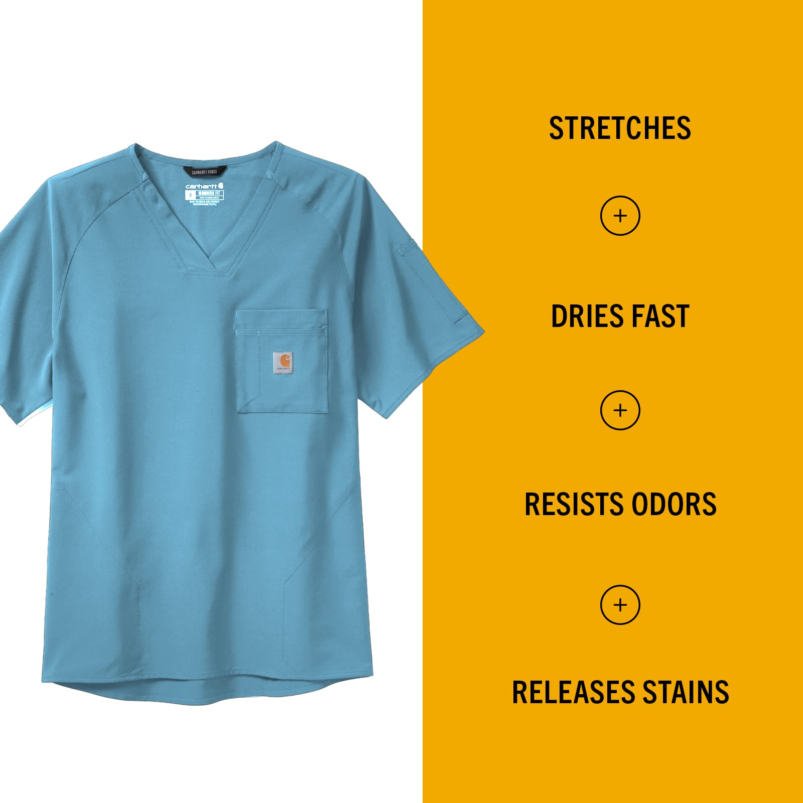 Carhartt Men's Micro Ripstop Chest Pocket Work Shirt - Durable & Lightweight for Outdoor Jobs, Hiking, and Casual Wear