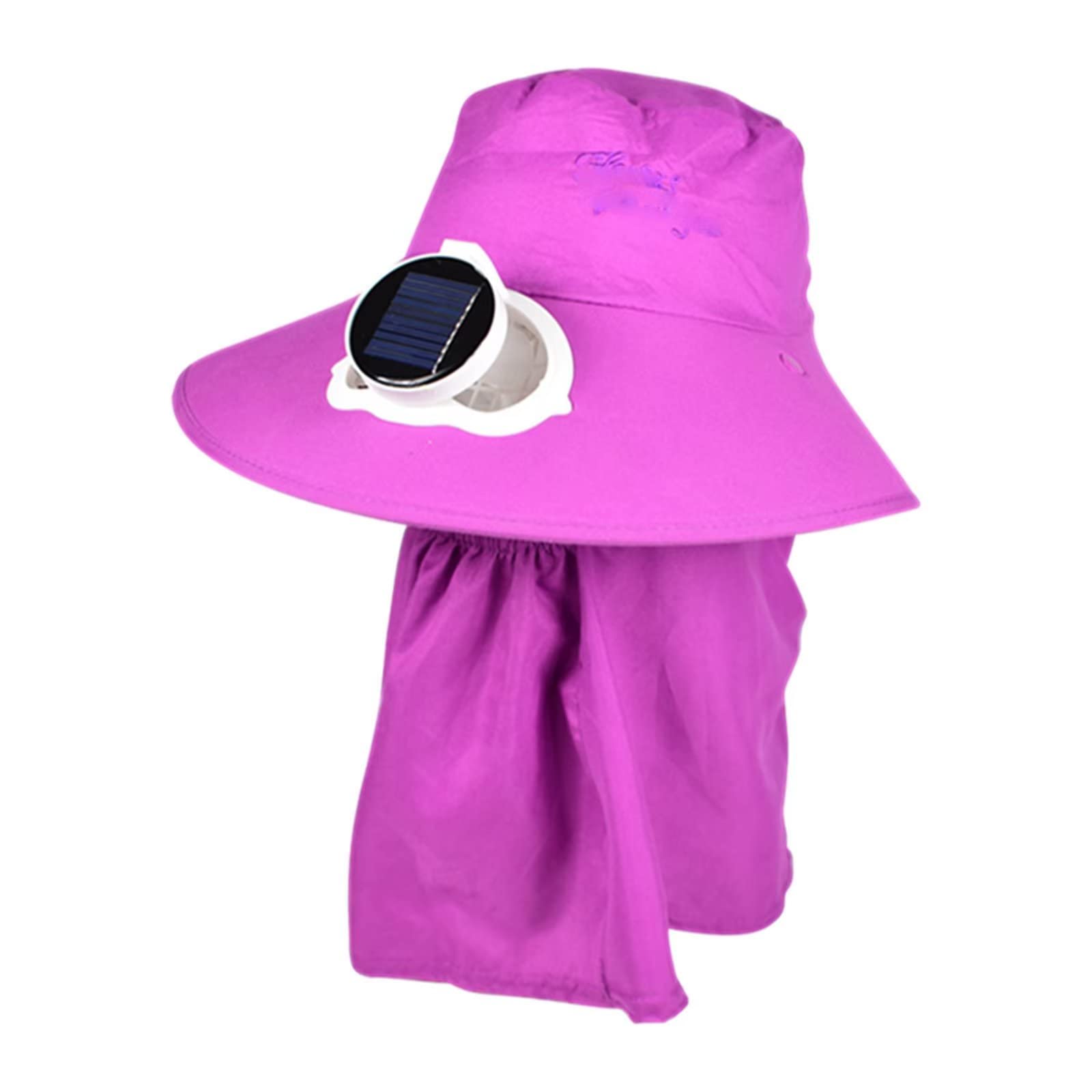 Solar Fan Hat for Outdoor Sports & Travel - Cooling Baseball Cap for Camping & Hiking