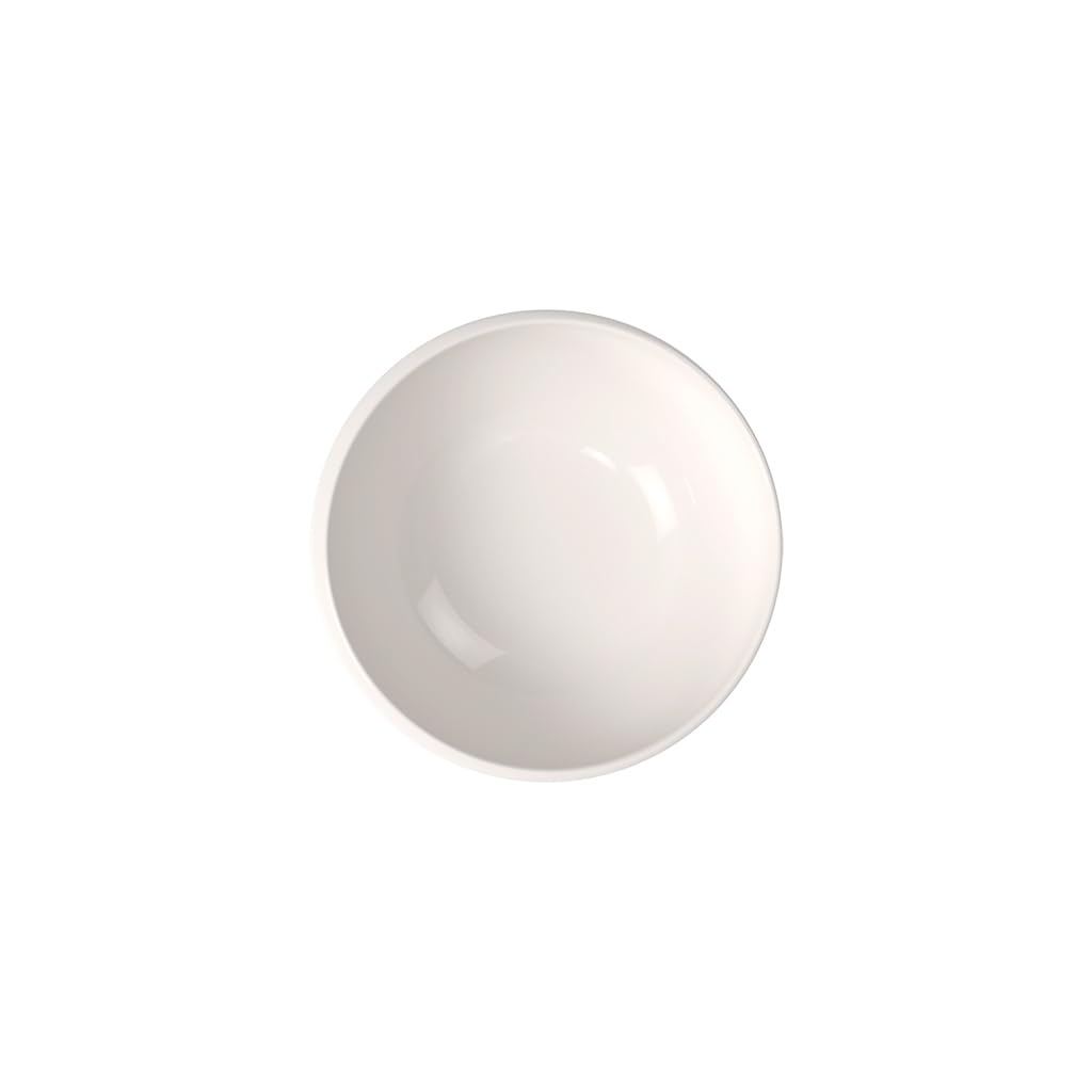Villeroy & Boch NewMoon Small Serving Bowl 33.75 oz - Premium White Porcelain Dishwasher Safe Bowl for Salads, Desserts & Entertaining - Elegant Tableware for Dinner Parties, Holidays & Everyday Use
