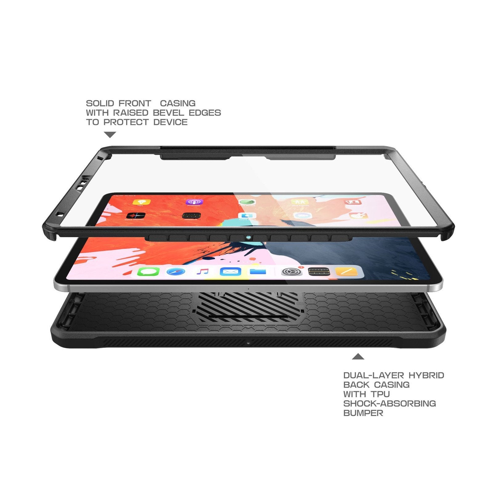 iPad Pro 11 inch (2018) Case - Unicorn Beetle Pro Rugged Full Body Protective Cover with Apple Pencil Holder | Shockproof & Drop Protection | Perfect for Work, Travel & Outdoor Use