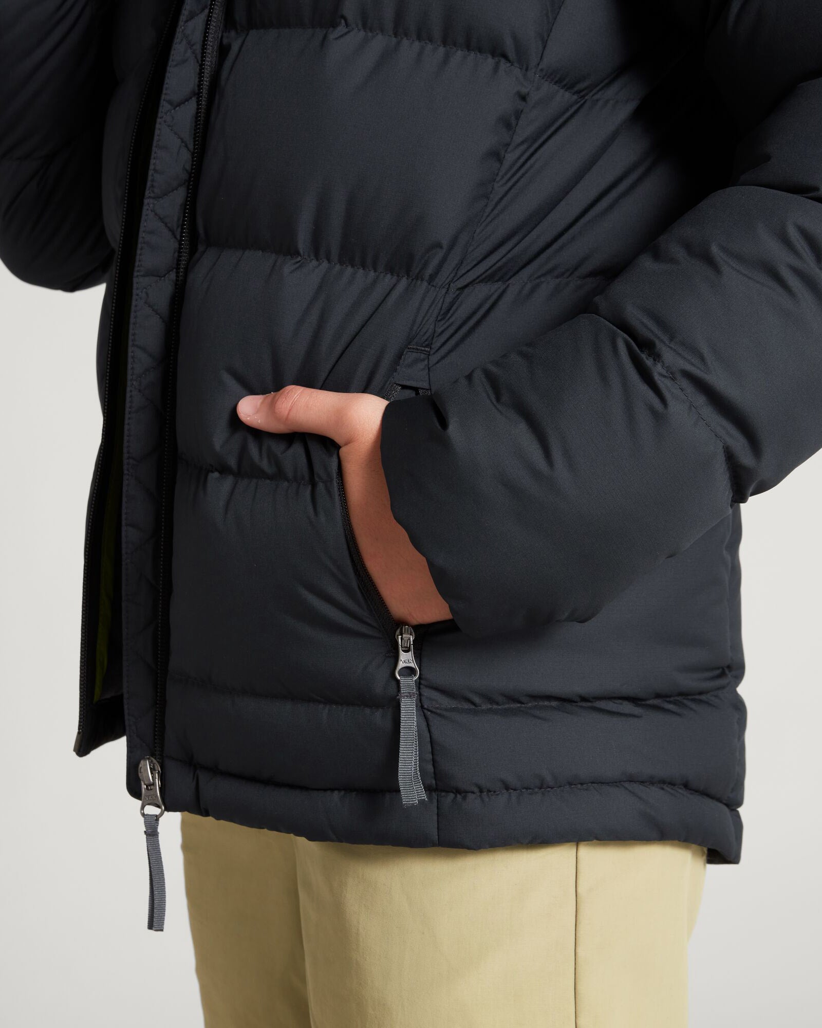 Girls' Epiq Down Jacket - Warm Winter Coat for Kids, Waterproof & Lightweight, Black - Perfect for Outdoor Activities & Cold Weather