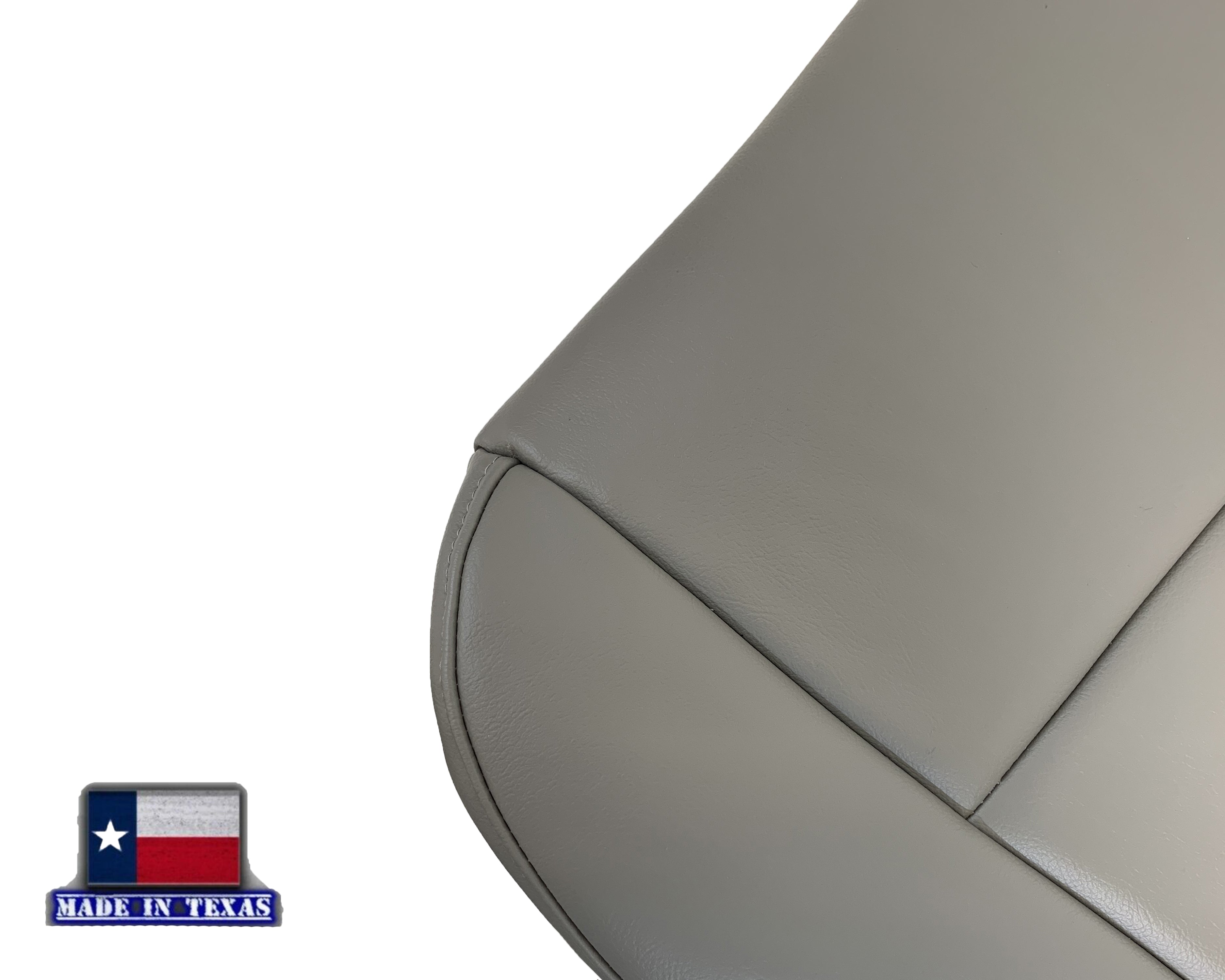 2015-2020 Ford Transit 150/250/350 Van Custom Fit Vinyl Seat Covers - Driver or Passenger Side Bottom Replacement (Gray) | Durable Protection for Work Vans & Delivery Vehicles