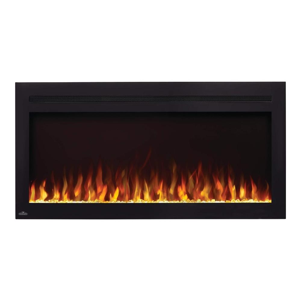Napoleon PurView Built-in Electric Fireplace - Wall Mounted Heater with Realistic Flame Effect for Living Room, Bedroom & Office