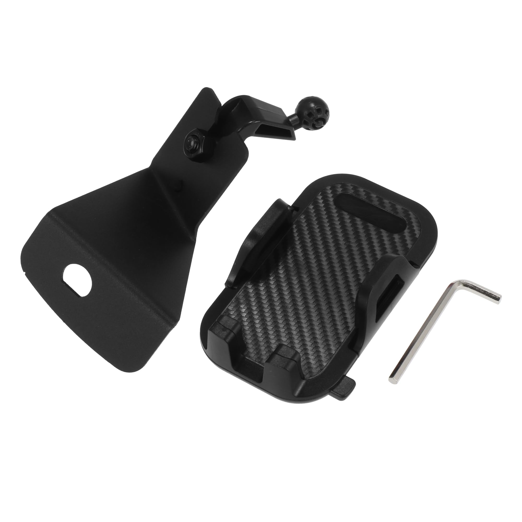 X AUTOHAUX 2-in-1 Universal Phone & Radio Mount Bracket for Jeep Wrangler TJ (1997-2006) - Car Dashboard Accessories for Hands-Free Navigation & Media Control