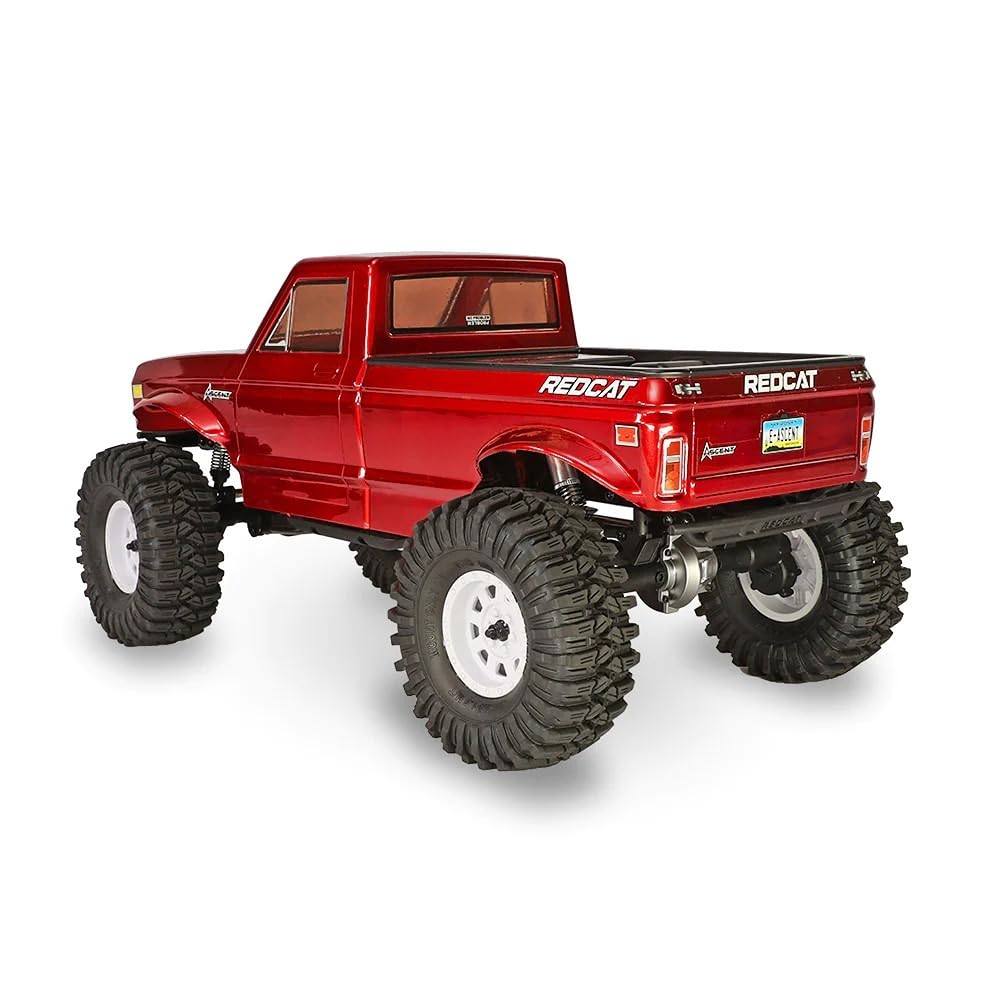 Redcat Ascent 1/10 Scale LCG Performance Rock Crawler - High Torque 4WD RC Car for Off-Road Trail & Rock Climbing Adventures (Red) - Perfect for Backyard Crawling, Trail Exploration and Competitive RC Racing
