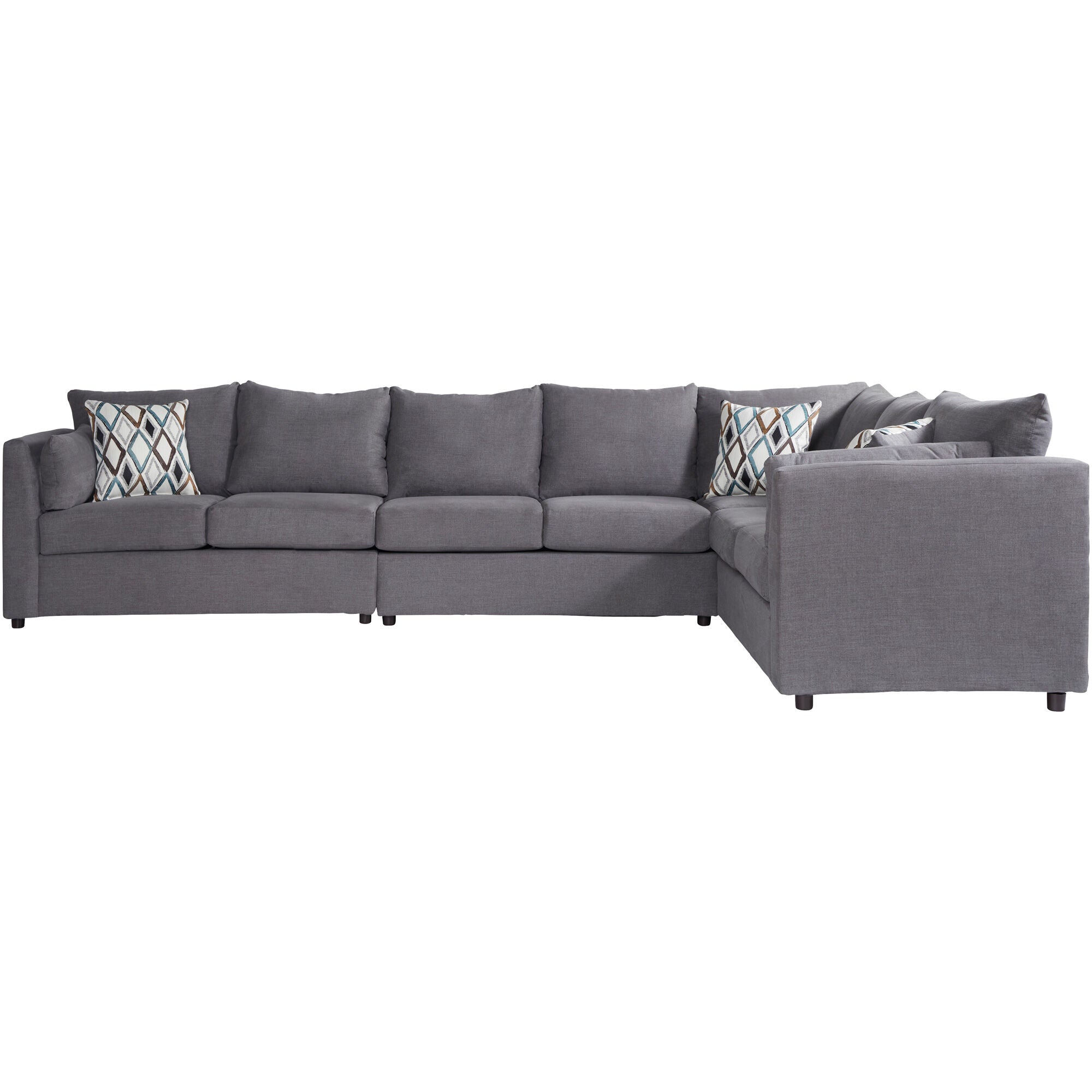 Payne 3-Piece Right Sectional Sofa Set - Modern L-Shaped Couch for Living Room, Family Room & Home Theater - Soft Fabric Upholstery with Reversible Chaise Lounge