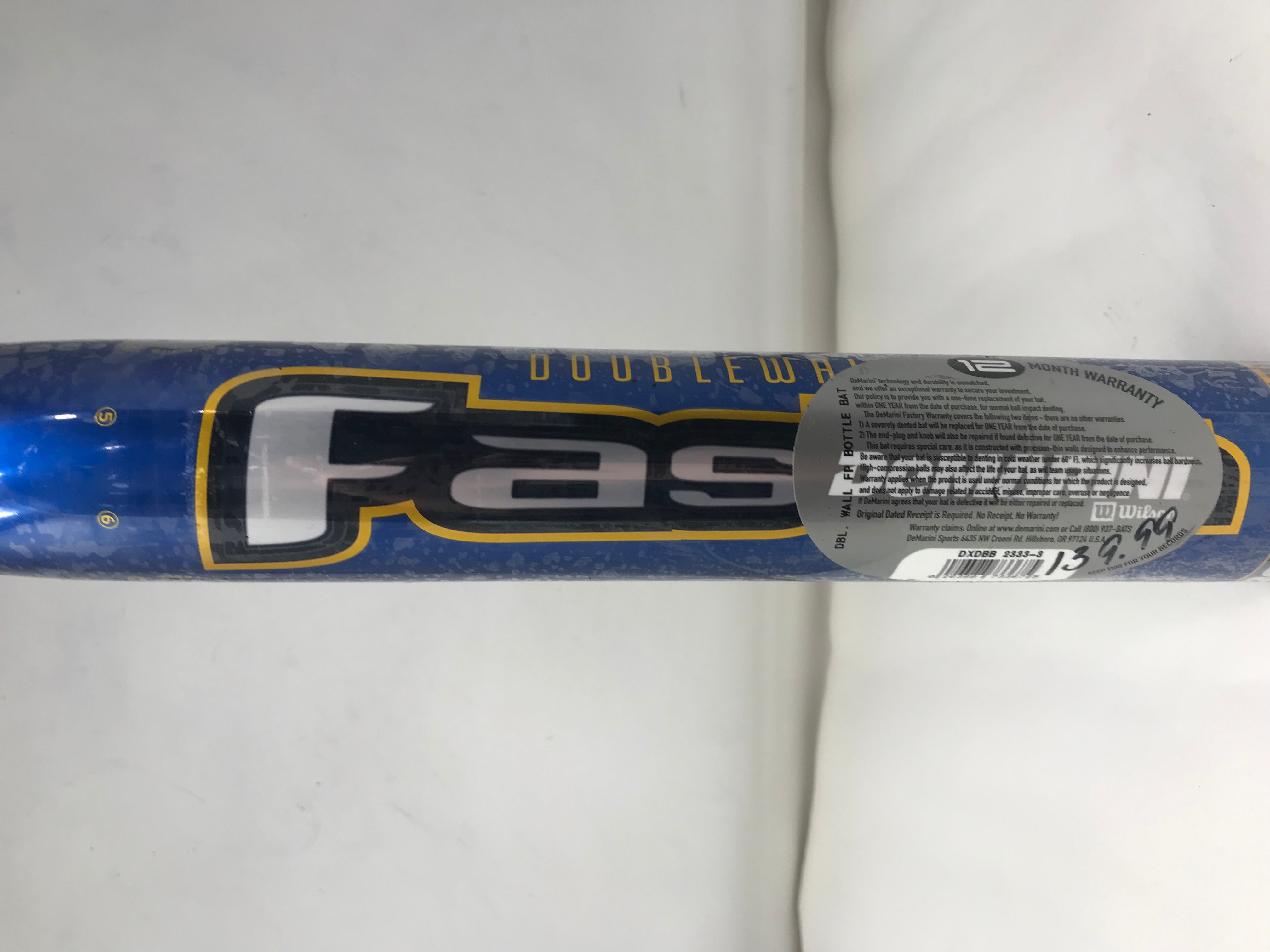 DeMarini Double Wall DXDBB Fastpitch Softball Bat - Lightweight & Durable for Competitive Play | Perfect for Training & Games