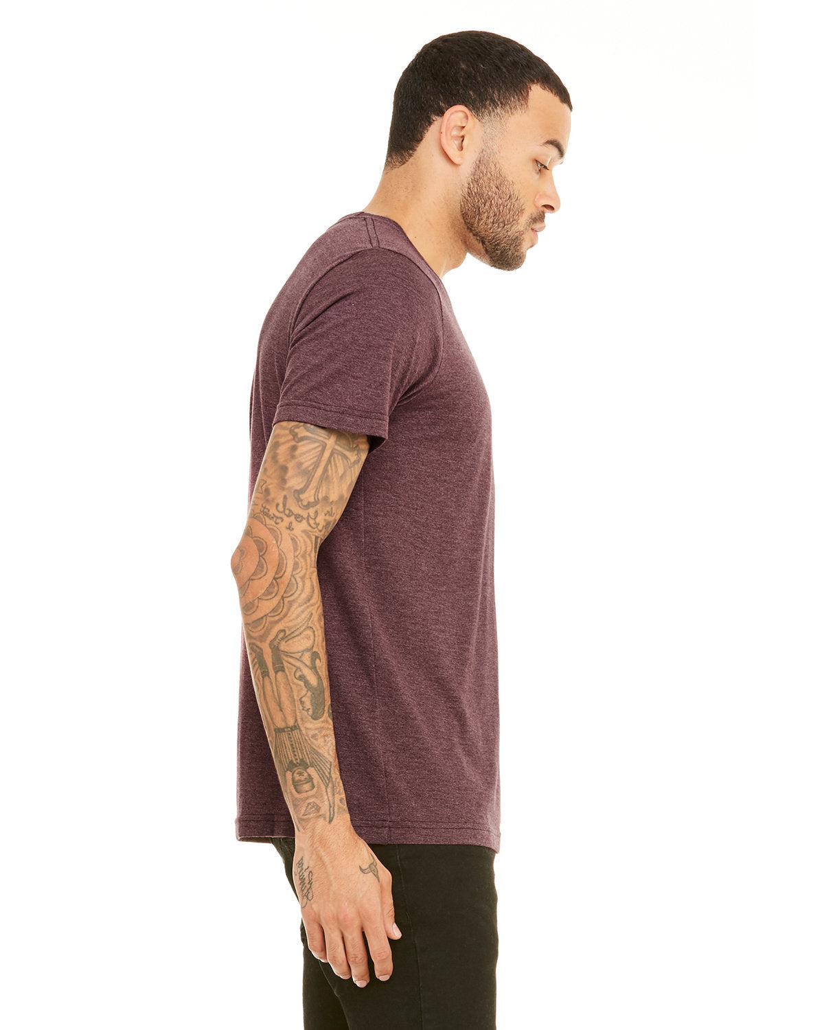 Bella + Canvas 3001CVC Unisex Heather CVC Crew Neck T-Shirt - Soft Cotton Blend Tee for Men & Women - Perfect for Casual Wear, Screen Printing & Everyday Comfort