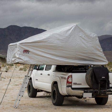 Tuff Stuff Delta Overland Rooftop Tent with Heavy Duty Xtreme Weather Cover - Waterproof & Durable for Camping, Overlanding & Off-Road Adventures