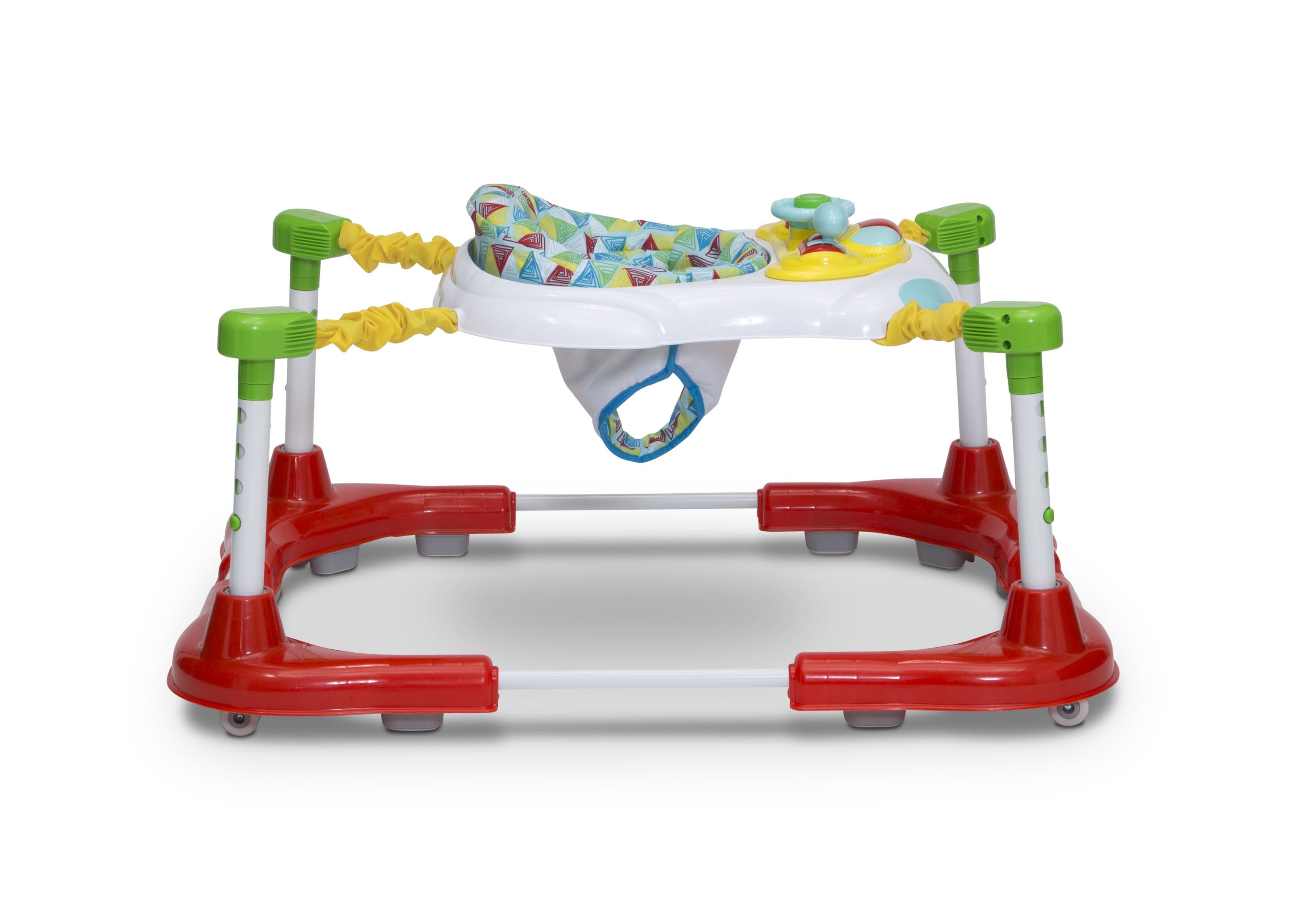 Delta Children First Steps Learn2Walk Baby Walker - Safe & Stable Toddler Walking Assistant for Early Steps - Perfect for Home, Nursery & Playtime Learning