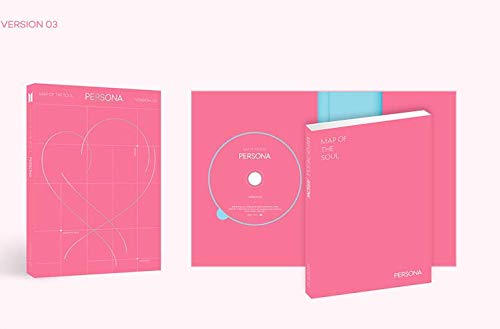 BTS (Version 3) Map of The Soul Persona Album - Bangtan Boys CD with Poster, Photobook, Mini Book, Photocard Set, Postcard & Photo Film | K-Pop Collectors Edition + Bonus 6 Photocards | Perfect for ARMY Fans, Gift Giving & K-Pop Collections