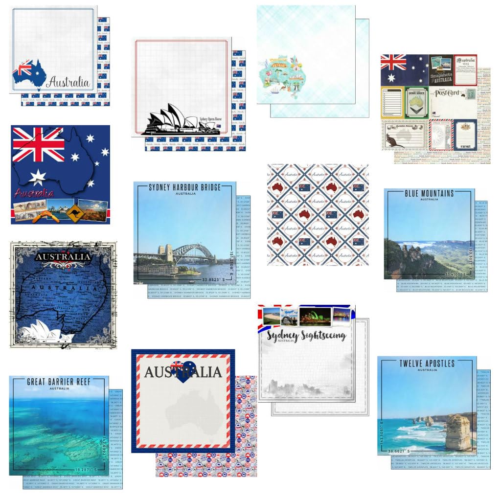 Custom Bundle - 13 Australia Travel Vacation Themed 12