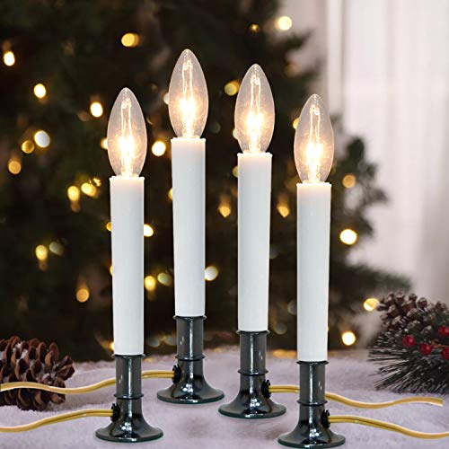 Nickel- Electric Window Candles