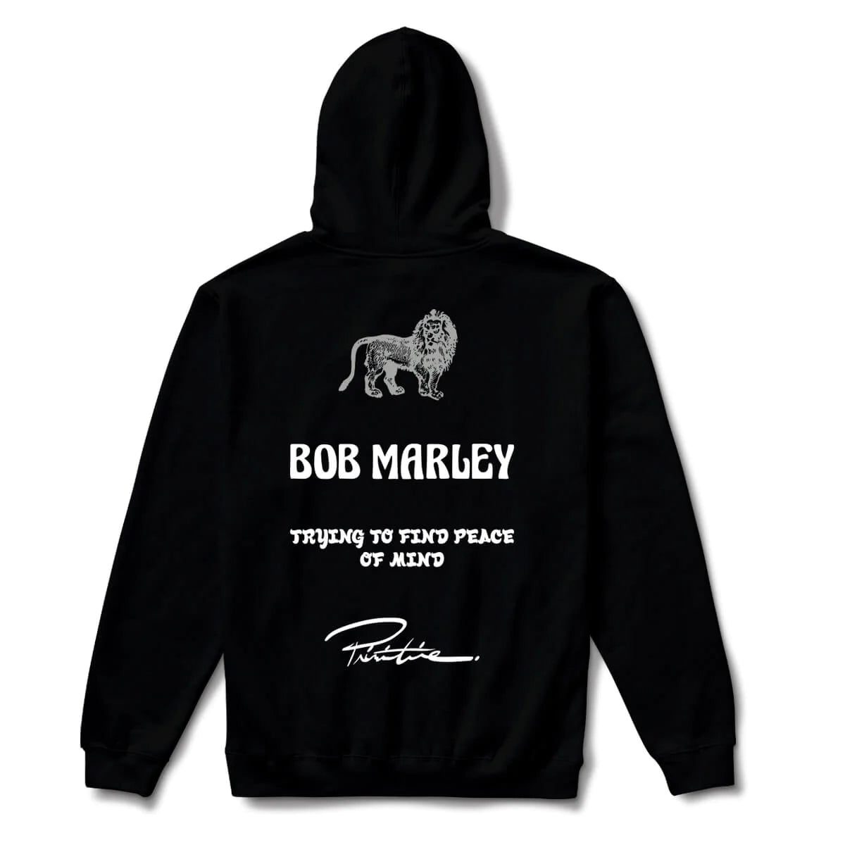 Primitive x Bob Marley Heartache Hoodie - Black Unisex Pullover Sweatshirt | Reggae Inspired Streetwear for Men & Women | Perfect for Concerts, Festivals & Casual Wear