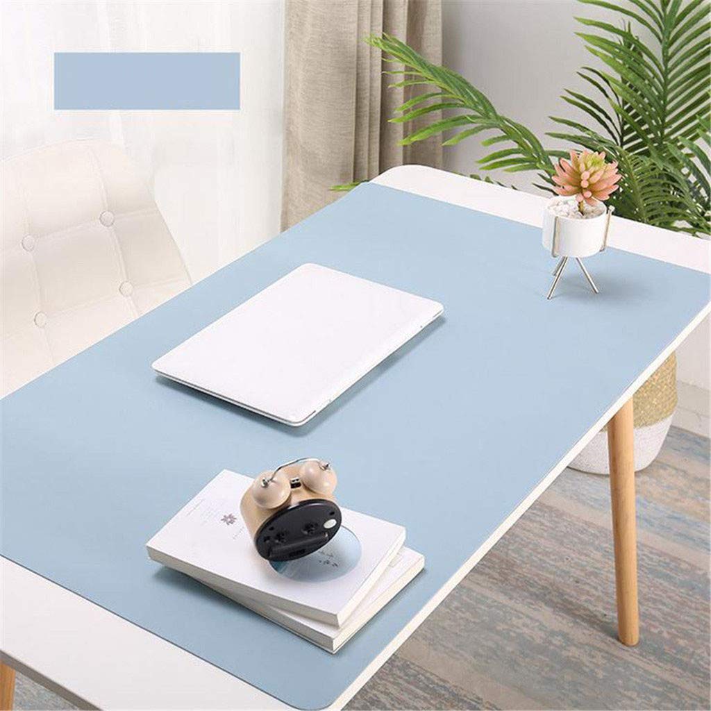 Premium Large Leather Mouse Pad & Desk Mat - Non-Slip Waterproof Office Desk Pad with Velvet Surface for Computer, Laptop, Gaming - Perfect for Home Office, Workstation & Gaming Setup