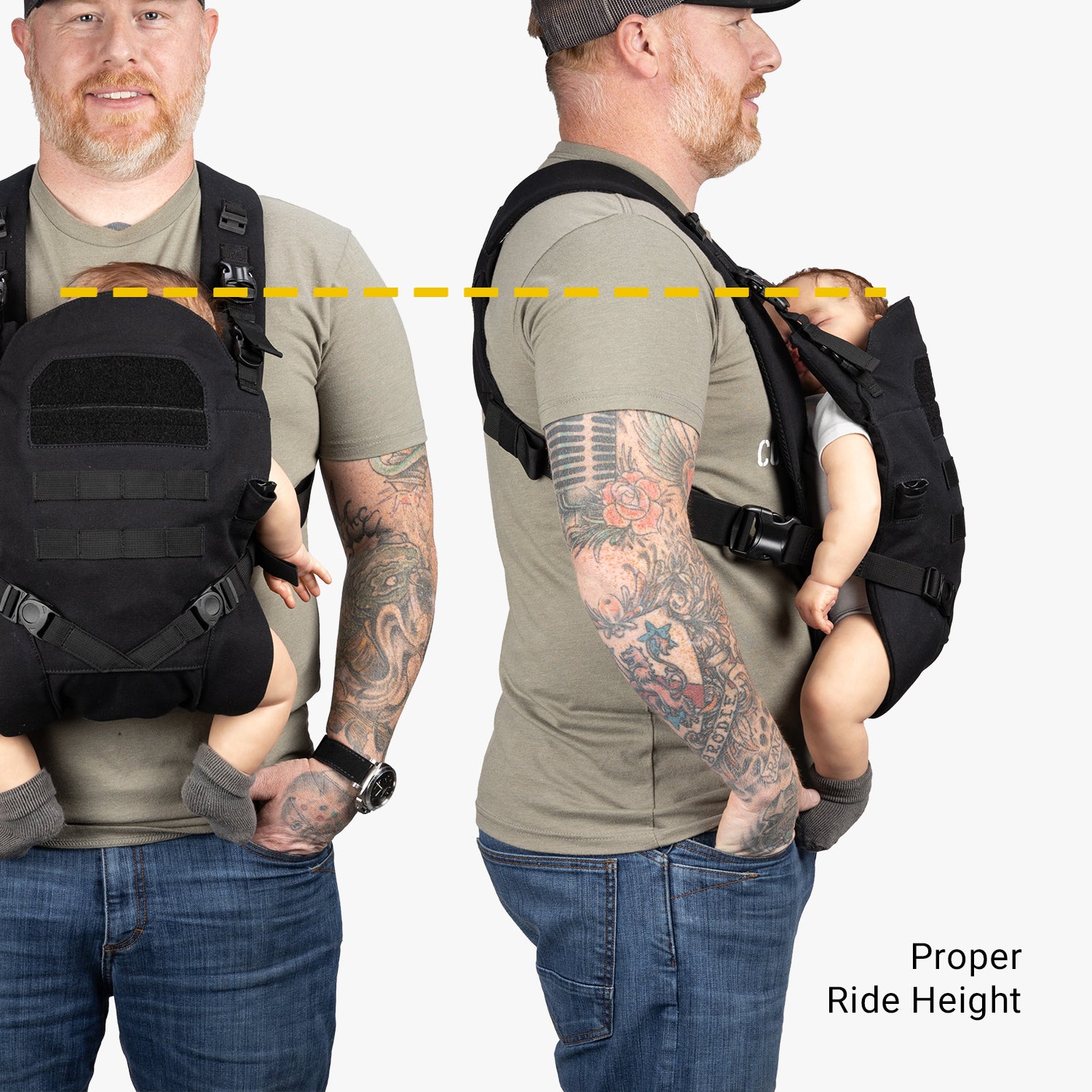 Tactical Baby Carrier® - Military-Grade Baby Carrier for Hands-Free Parenting | Perfect for Hiking, Travel & Outdoor Adventures