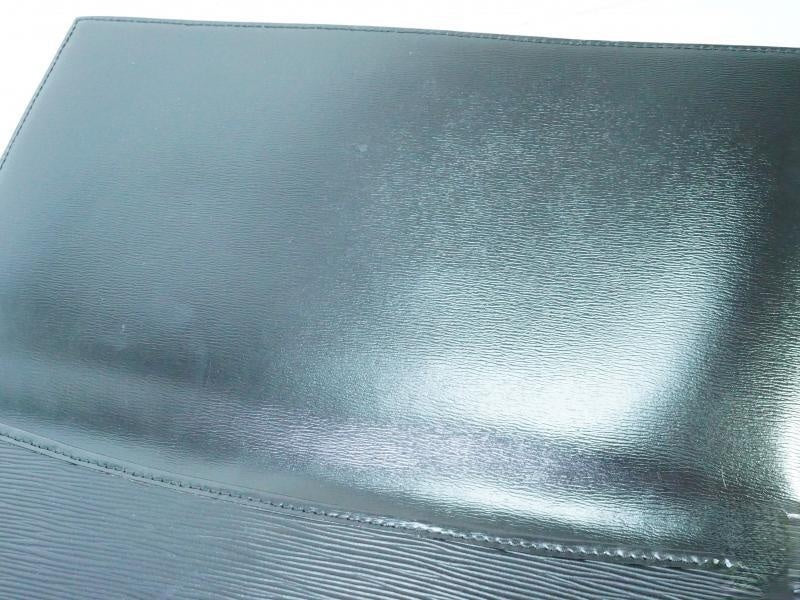 Authentic Pre-Owned Louis Vuitton Epi Black Pochette Enveloppe Document Case Bag M52582 - Luxury Vintage Crossbody Bag for Women, Perfect for Office, Travel & Special Occasions