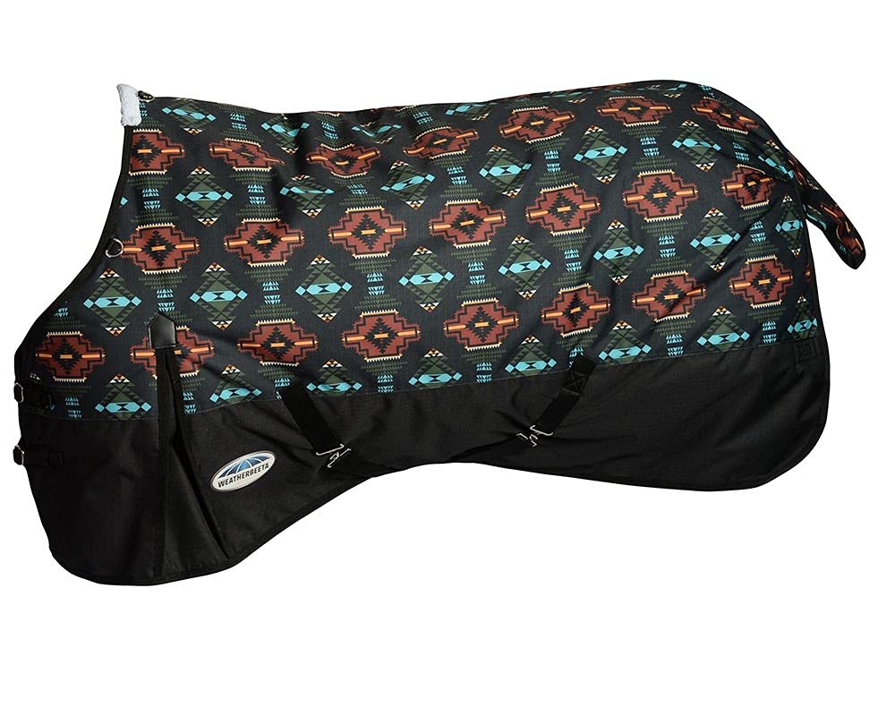 WeatherBeeta Comfitec Essential Standard Neck Horse Blanket - Medium Weight for Stable & Turnout - Perfect for Winter Protection & Comfort