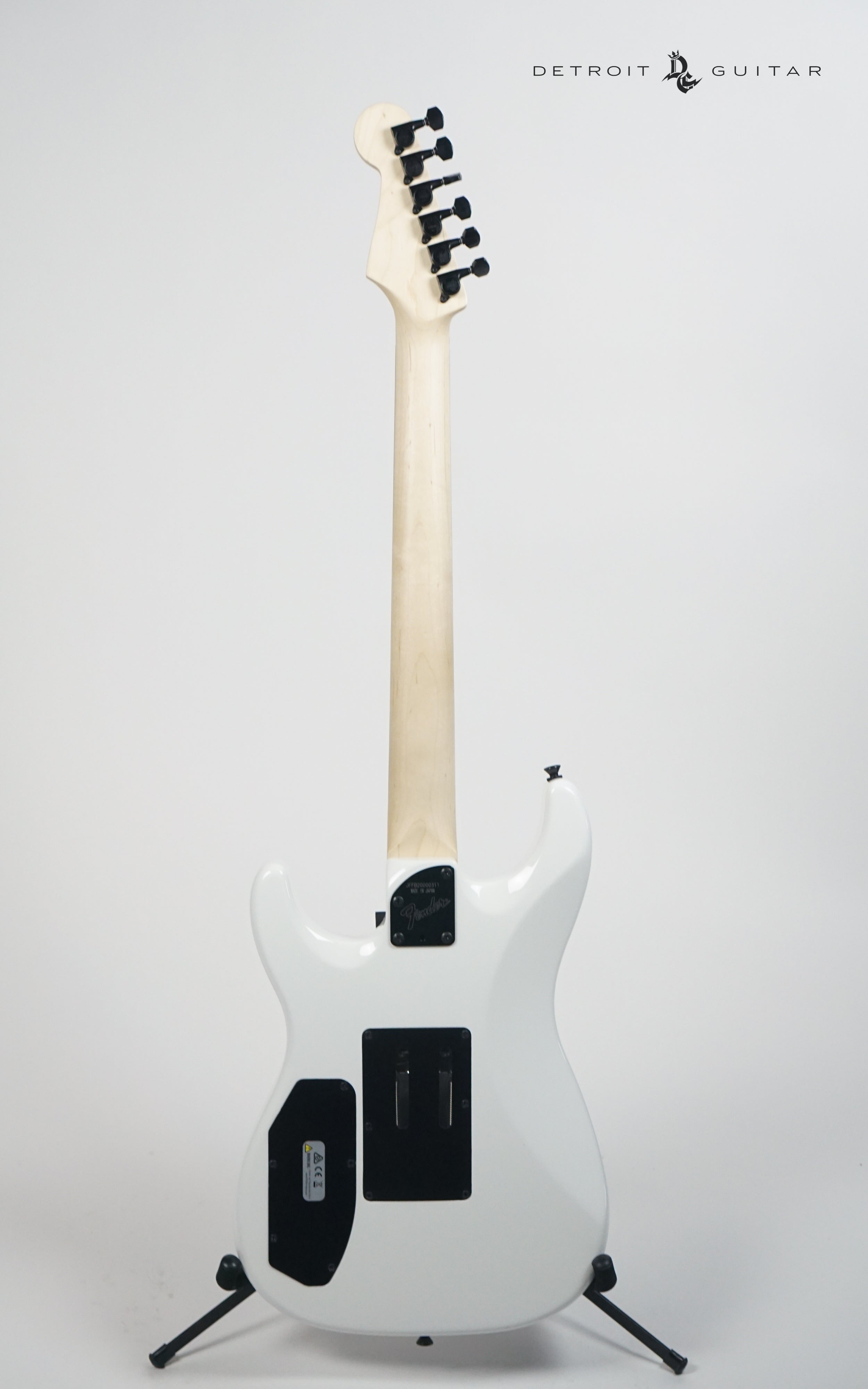 Fender Limited Edition HM Strat Reissue Electric Guitar - Bright White Finish with Gig Bag | Perfect for Rock, Blues & Stage Performances