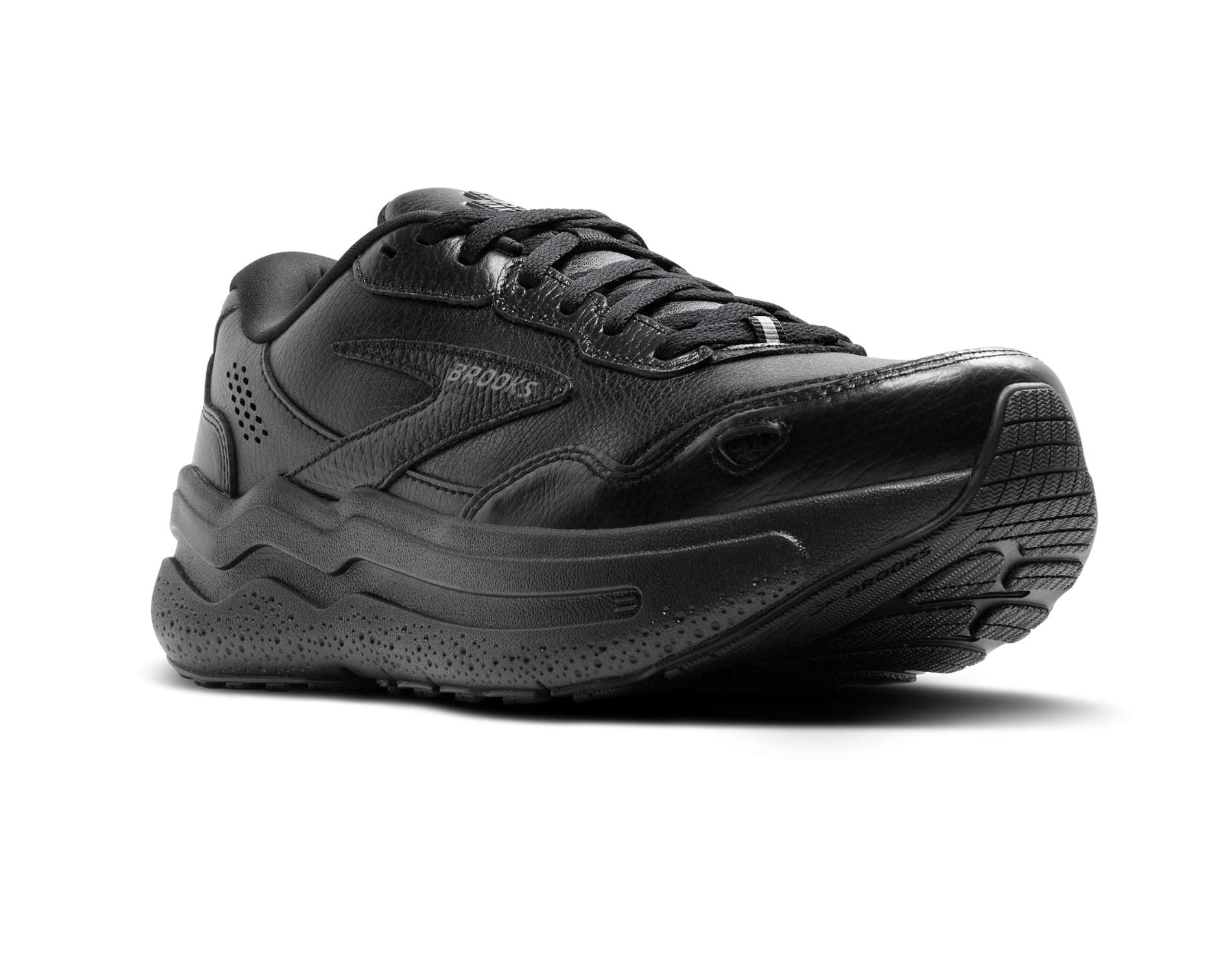 Brooks Ghost Max 2 Men's Wide Running Shoes - Premium Leather Cushioned Sneakers for Long Distance Running & Gym Workouts