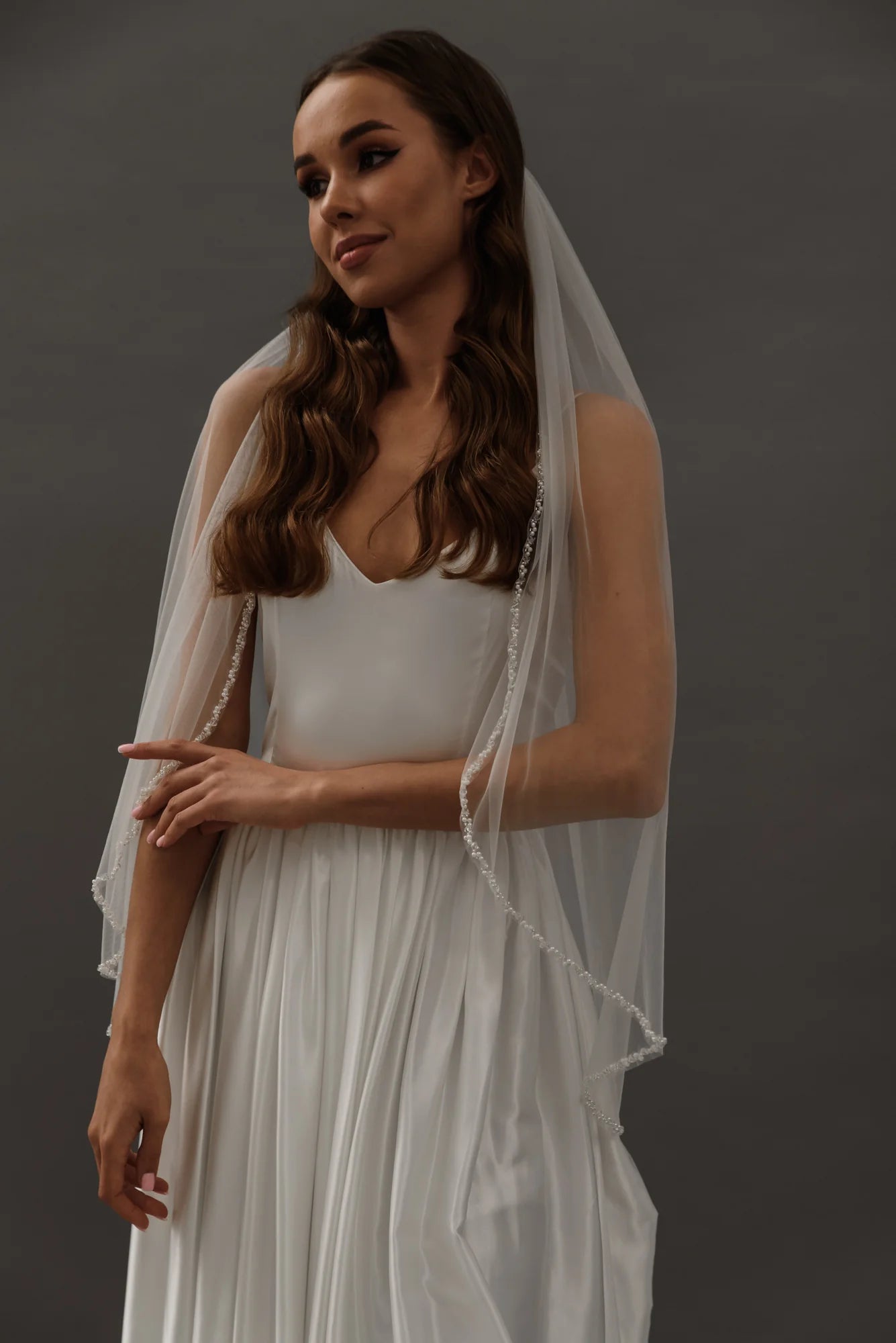 V017 Heirloom Veil - Elegant Lace Wedding Veil for Brides | Perfect for Church Ceremonies, Outdoor Weddings & Vintage-Themed Photos