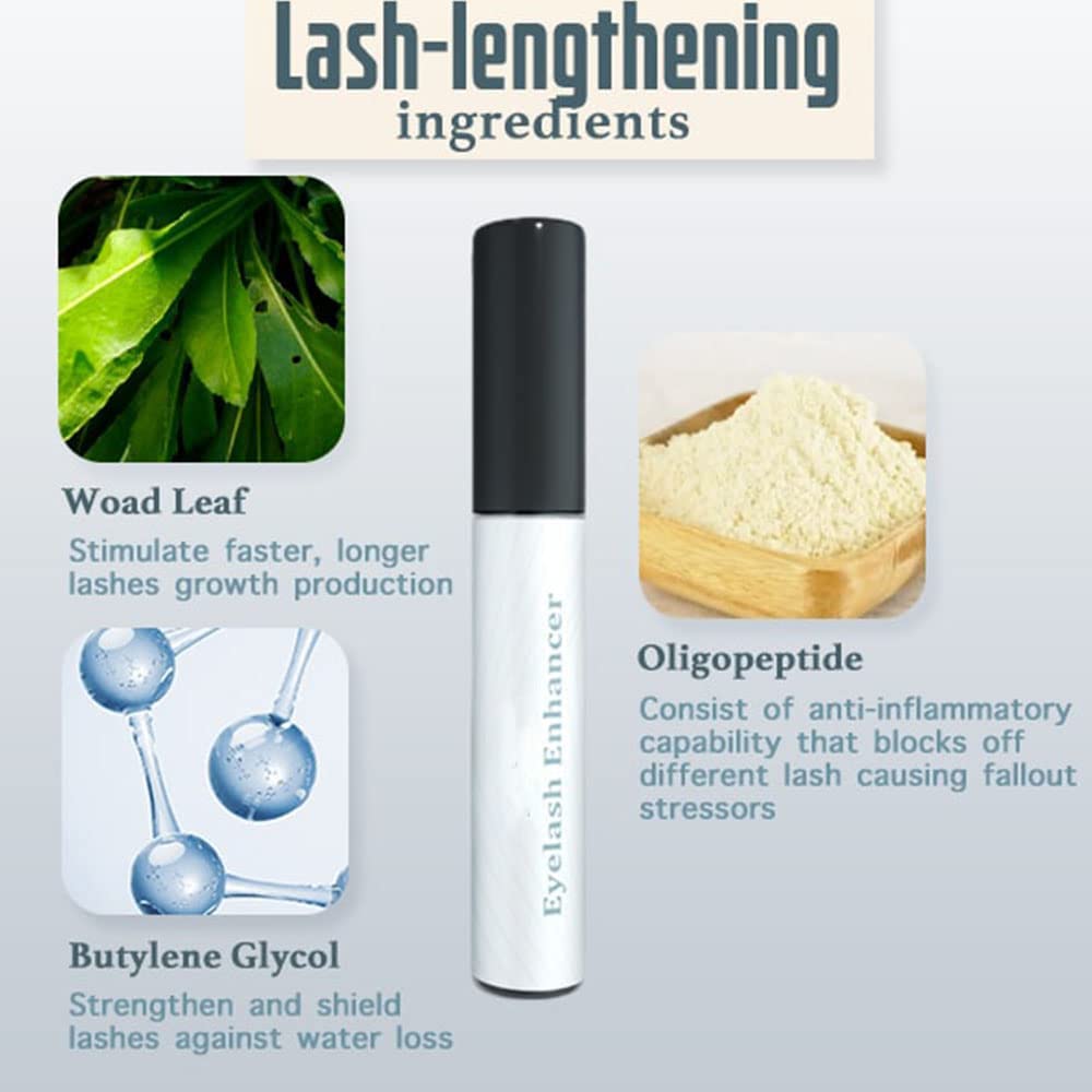 Lashiology Eyelash Growth Serum - Natural Lash & Brow Enhancer for Longer, Thicker Lashes & Eyebrows | Perfect for Daily Use & Special Occasions