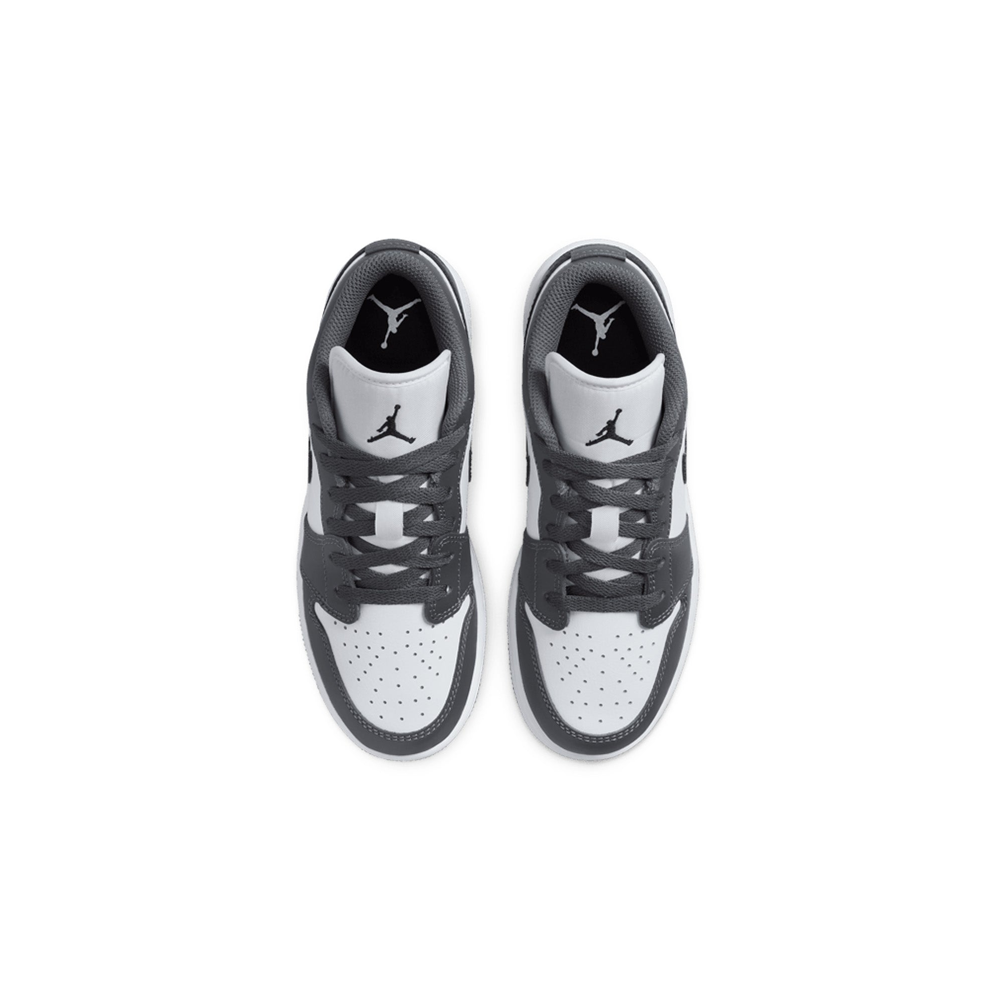 Air Jordan 1 Low 'Iron Grey' GS Sneakers for Girls (2024) - Casual Wear, School & Basketball Shoes for Teens