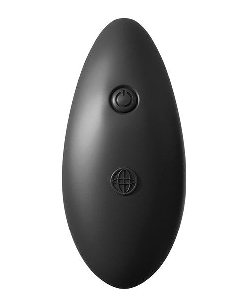 Remote Control Silicone Anal Plug 4 Inch - Black - Anal Fantasy Collection - Perfect for Couples Play & BDSM Exploration