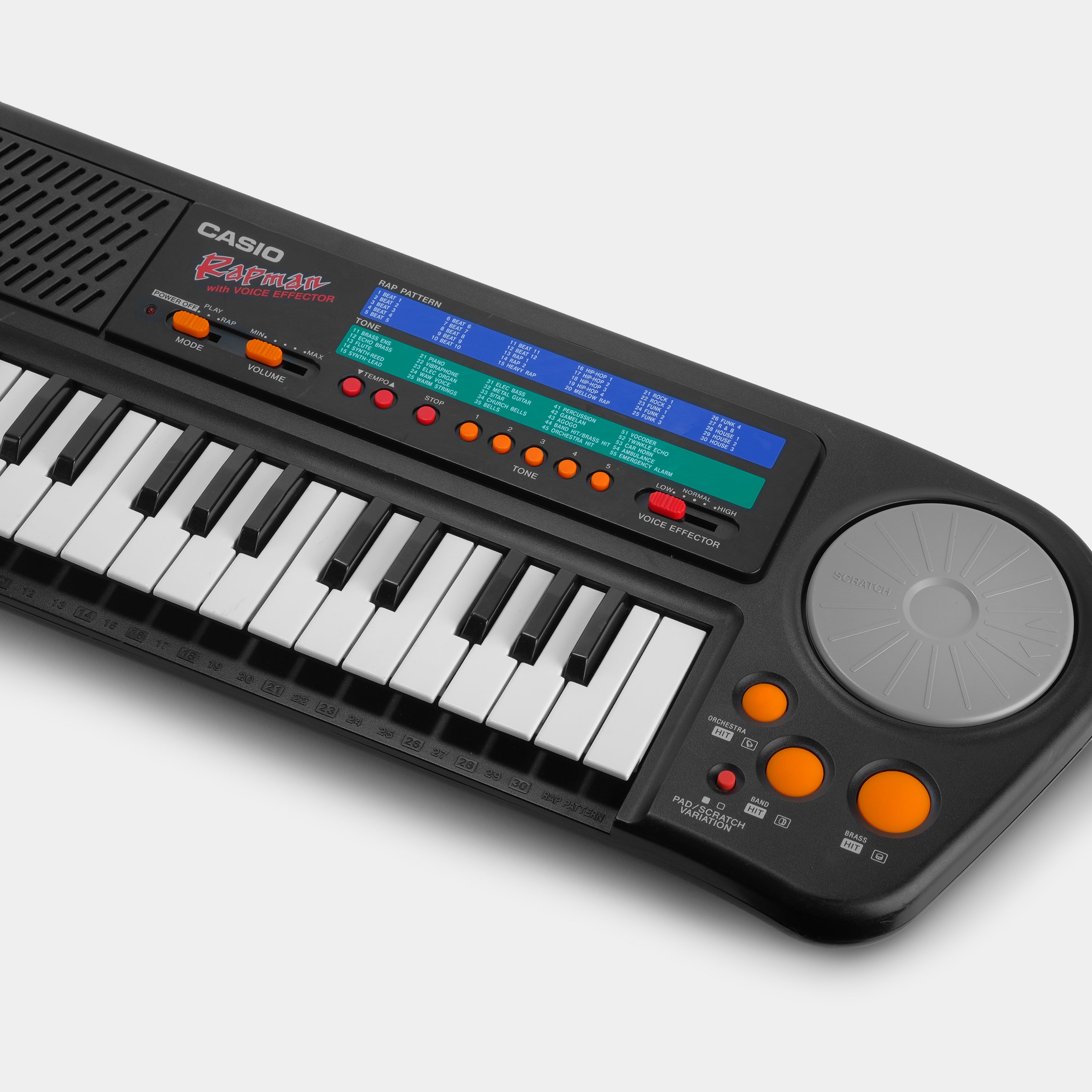 Casio RAP-1 Rapman Synthesizer Keyboard - Professional Portable MIDI Controller for Music Production, DJing & Home Studio - Perfect for Beginners & Producers