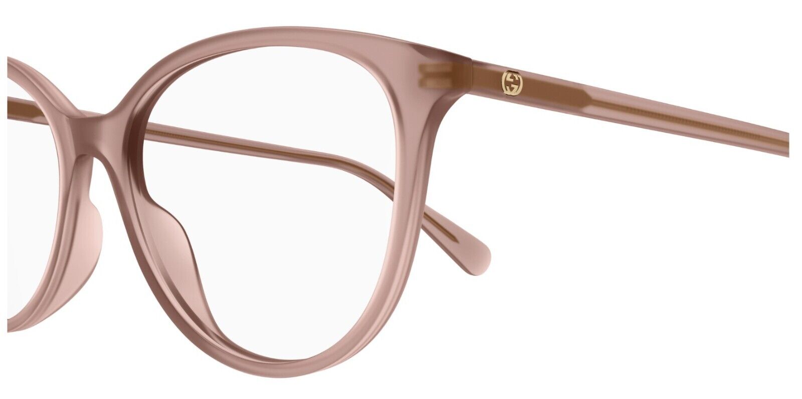 Gucci GG1359O 004 Nude Cat Eye Women's Eyeglasses - Stylish Designer Optical Frames for Women, Perfect for Work, Reading & Fashion Accessories