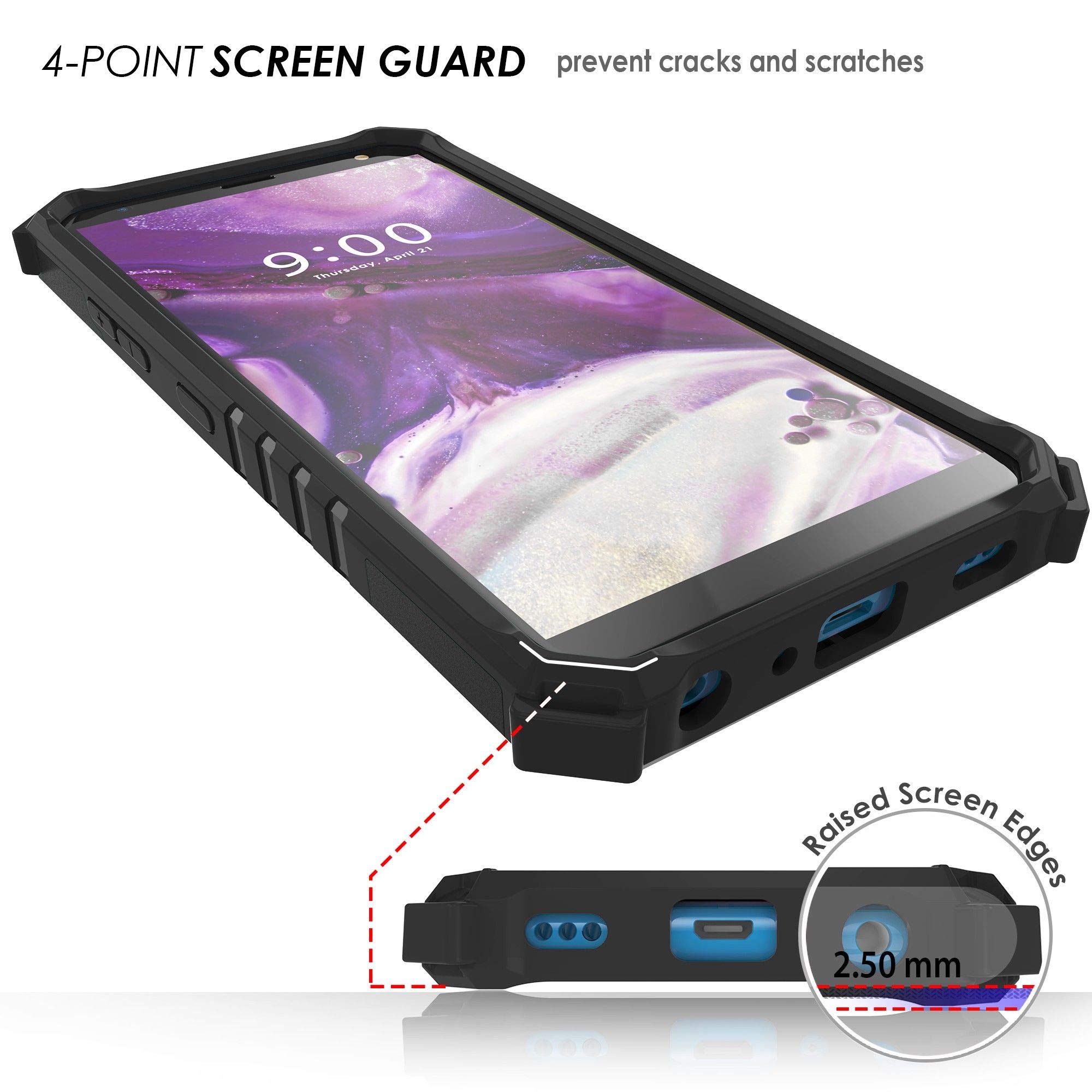 Military Grade Hybrid Shockproof Case with Stand & Dual Layer Cover for LG K40/Solo LTE/X4/Harmony 3/Xpression Plus 2 - Daisy Owl Design | Perfect for Outdoor Activities, Work & Travel Protection