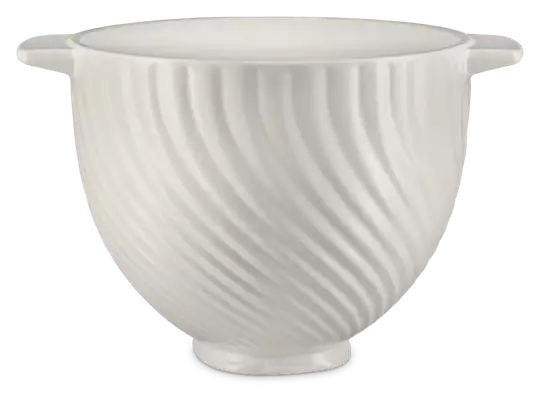 5 Quart Meringue Ceramic Mixing Bowl - Premium Kitchen Essential for Baking, Whipping & Food Prep - Perfect for Meringues, Cakes & Desserts
