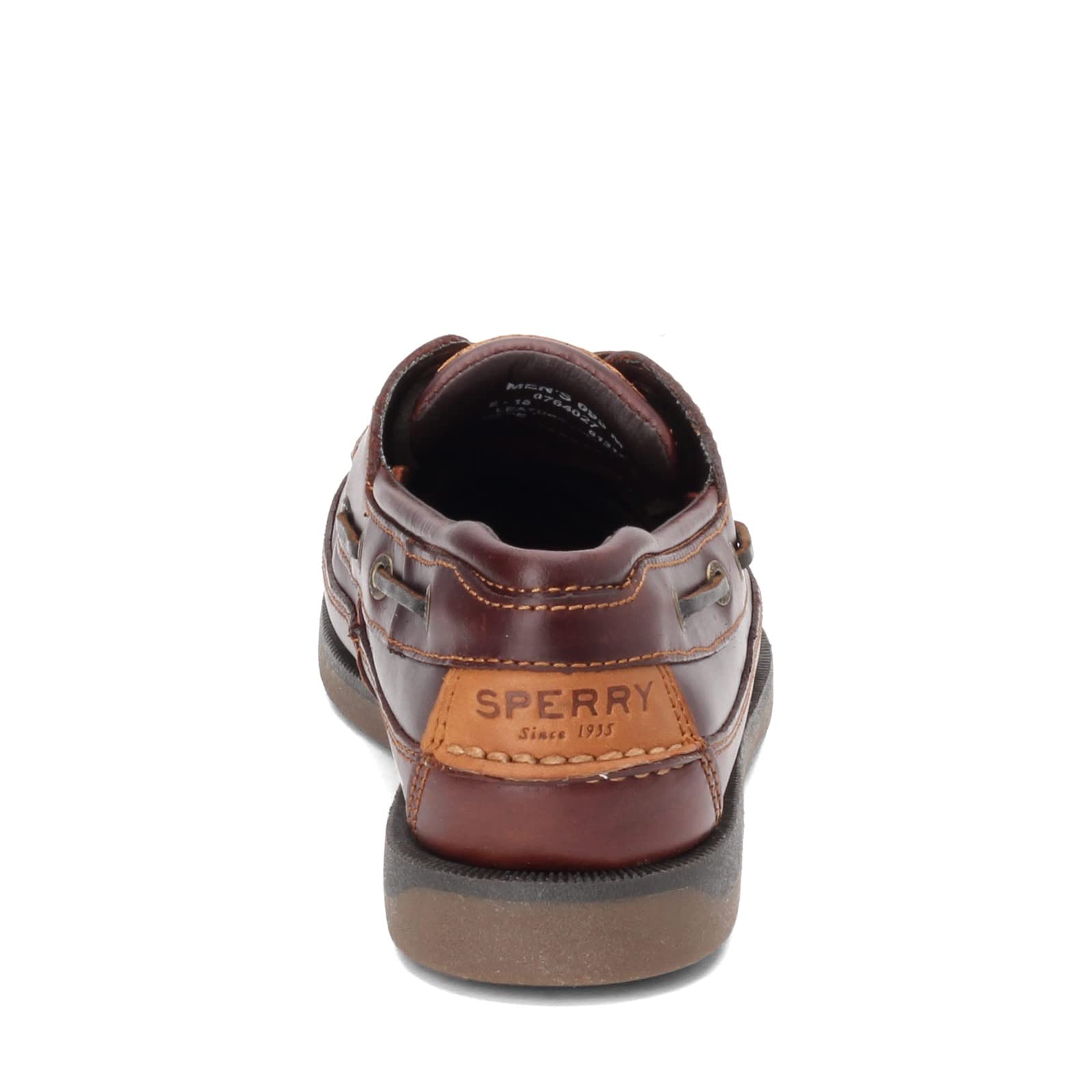 Mako 2-Eye Boat Shoe for Men - Classic Leather Deck Shoes for Sailing, Boating & Casual Wear - Non-Slip Boat Shoes for Comfort & Style