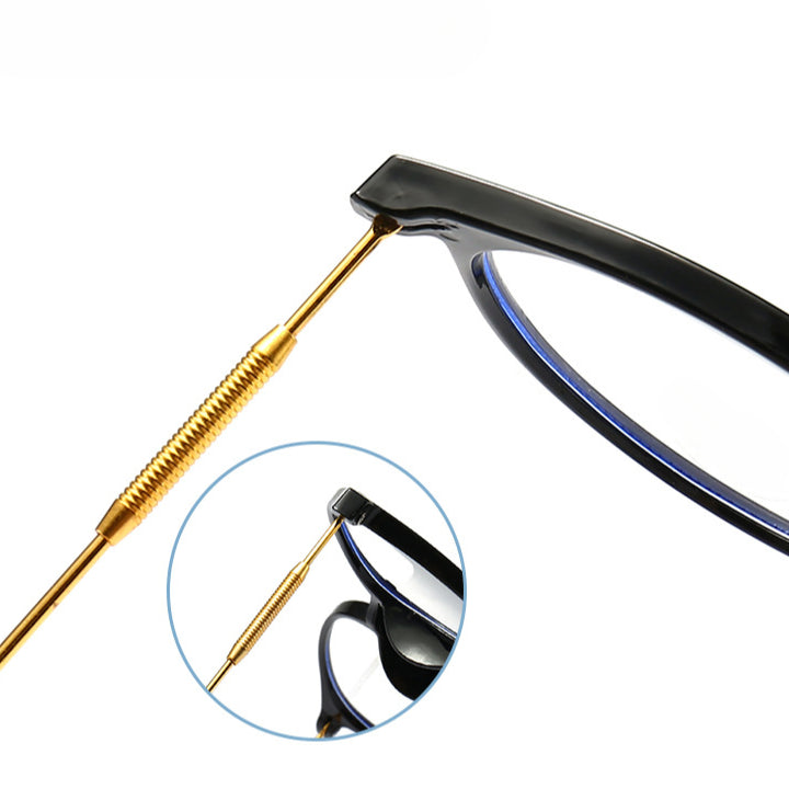Lightweight & Durable TR90 Round Eyeglass Frames - Comfortable for Daily Wear, Reading, Work & Outdoor Activities