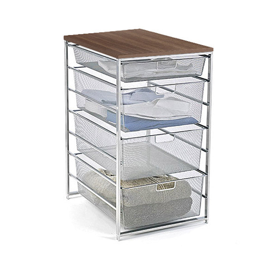 450mm Wide Mesh Storage Basket - 535mm Deep - Perfect for Organizing Closet, Laundry, or Kitchen Supplies
