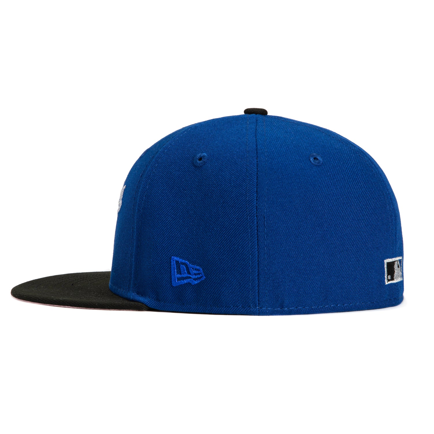New Era 59Fifty Los Angeles Dodgers 50th Anniversary Snapback Hat with Stadium Patch - Royal, Black, Metallic Silver | Official MLB Baseball Cap for Men & Women | Perfect for Games, Collecting & Streetwear Fashion