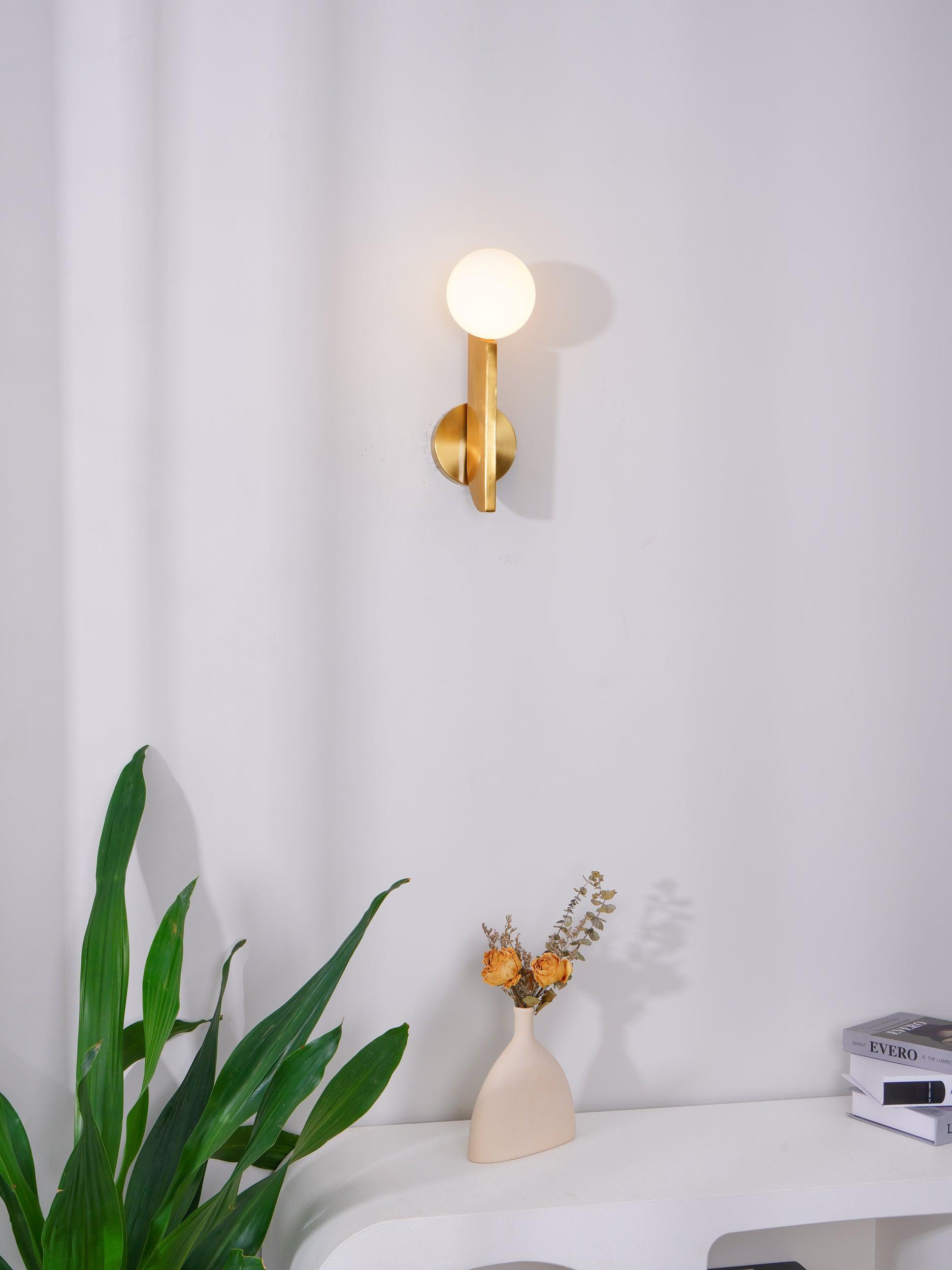 Bower Sconce Wall Light - Modern LED Wall Sconce for Bedroom, Living Room & Hallway - Energy Efficient Indoor Lighting Fixture