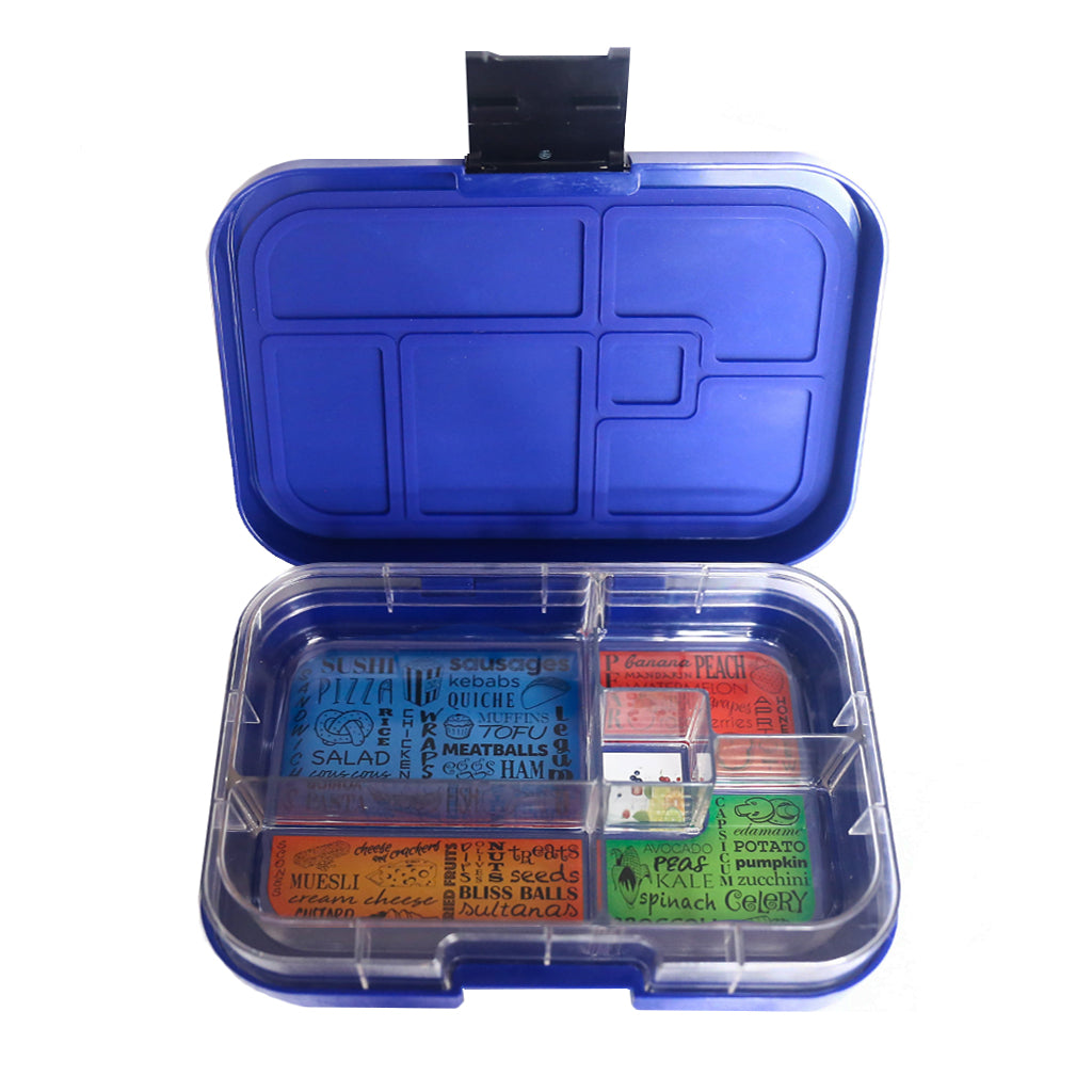 Munchbox Midi 5-Tray Clear Food Storage Container - Perfect for Meal Prep, Snack Organization & Lunch Box Storage