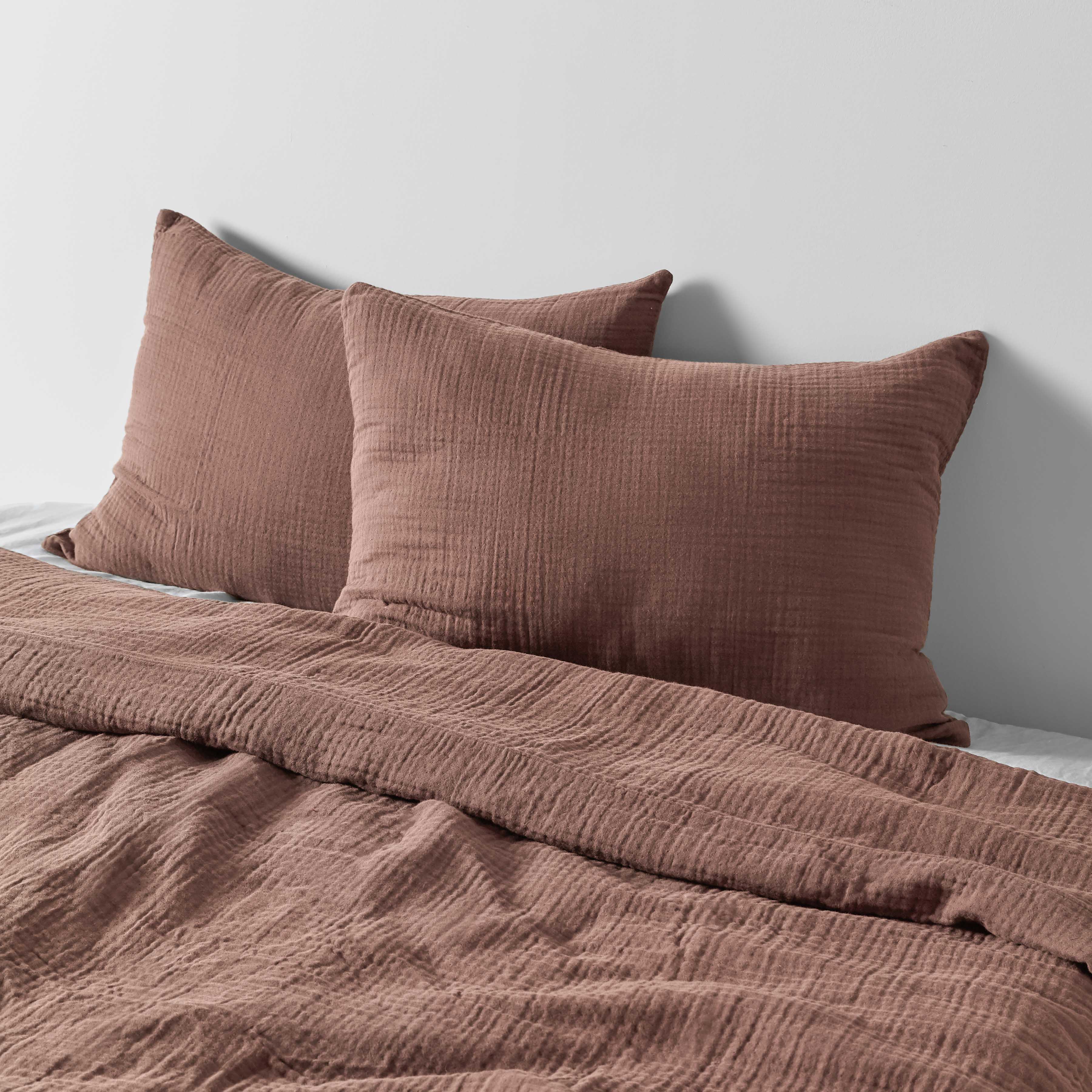 Organic Cotton Gauze Duvet Cover Set - Breathable & Soft Bedding for All Seasons | Perfect for Cozy Bedrooms, Guest Rooms & Vacation Homes