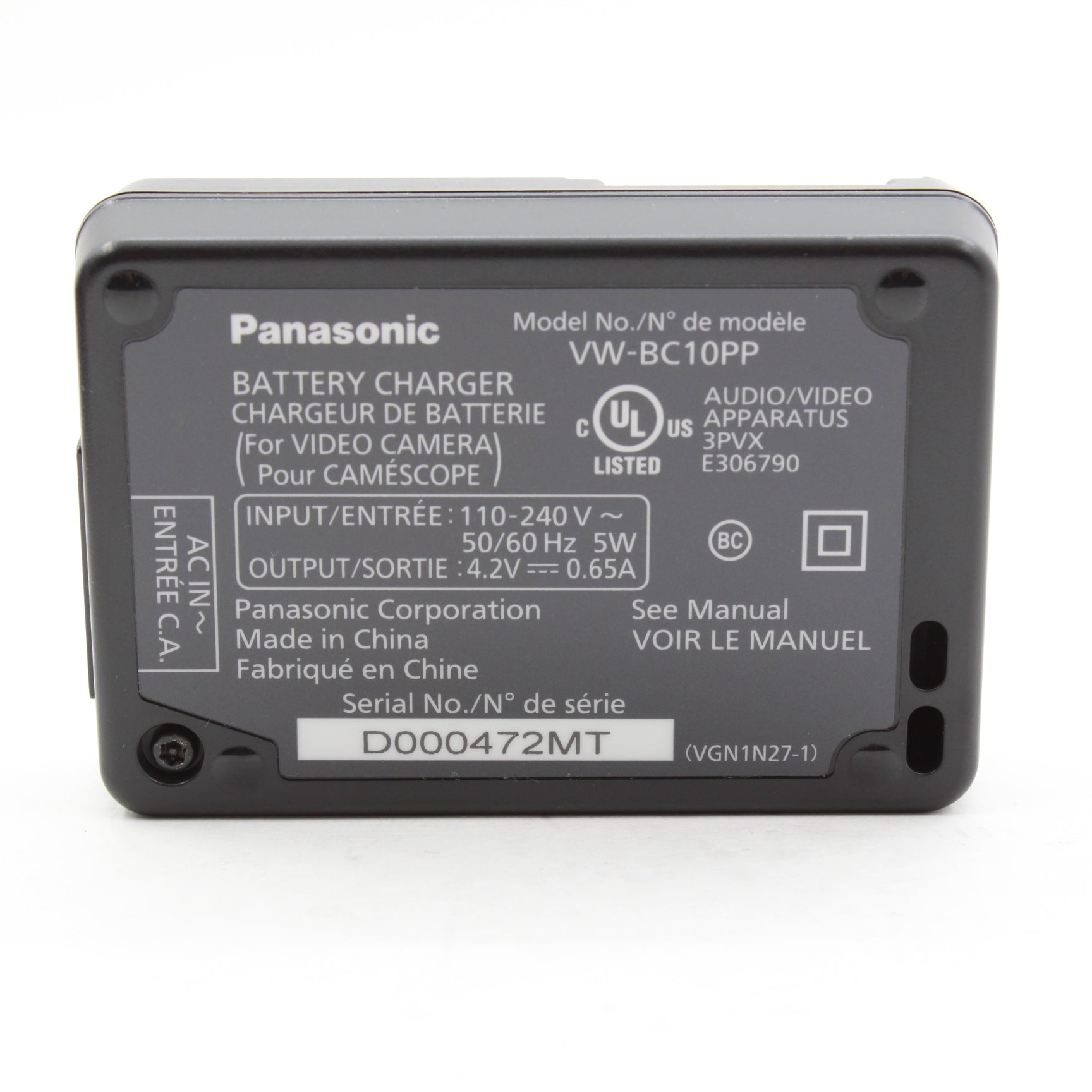 Panasonic VW PWPK Battery and Charger Kit for Camcorders - Open Box Excellent Condition | Perfect for Travel Vlogging & Professional Filming