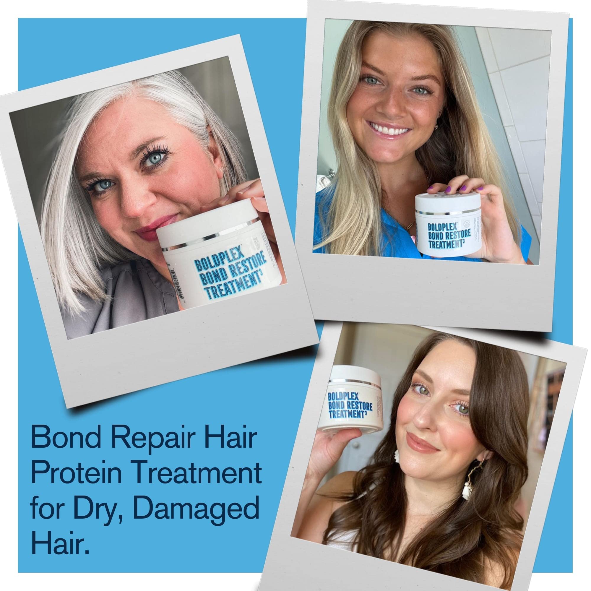 BoldPlex Complete Hair Care Set for Dry & Damaged Hair - Bond Repair Treatment, Shampoo, Conditioner, Serum & Oil - Hydrating & Protective Hair Therapy for Salon-Quality Results at Home | Perfect for Daily Use & Post-Color Treatment
