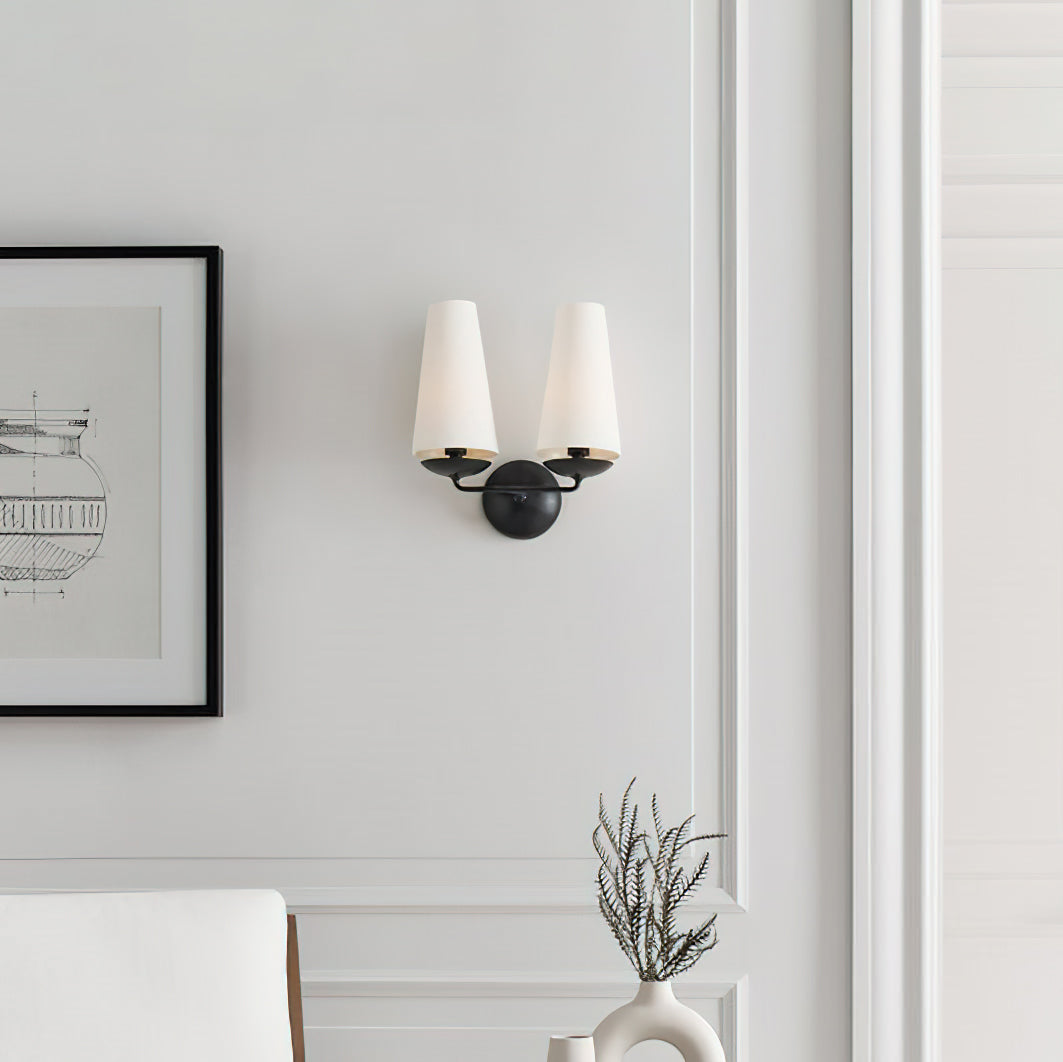 Merri Wall Lamp - Modern LED Sconce Light Fixture for Bedroom, Living Room & Hallway - Energy Efficient Dimmable Wall Lighting for Home Decor
