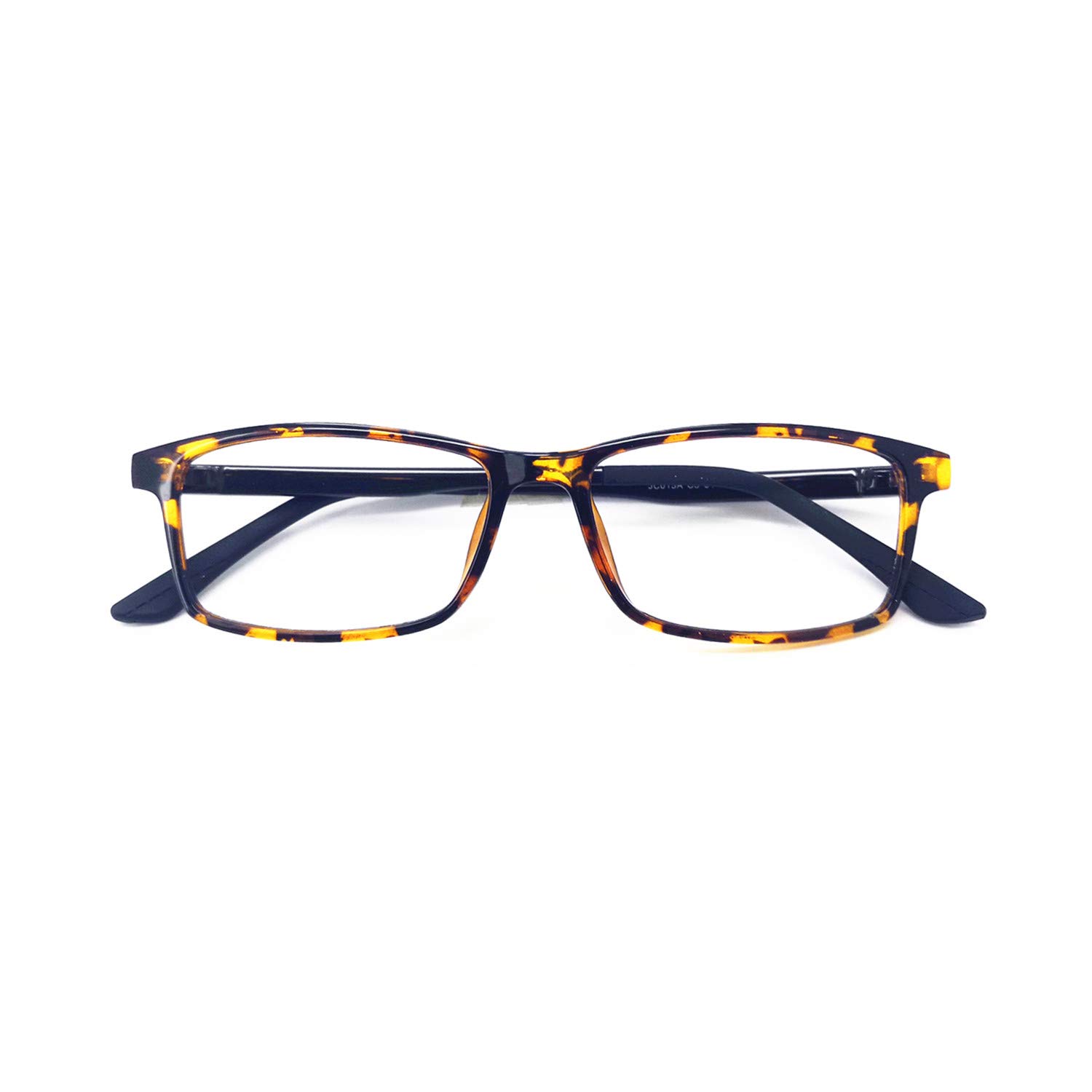 Blue Light Blocking Reading Glasses for Women & Men - Anti Glare Rectangle Eyeglass Frames with Computer Magnification (1.0-3.5) - Perfect for Office Work, Screen Time & Night Reading