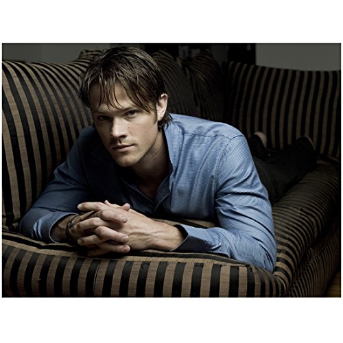 Jared Padalecki 8x10 Photo - Gilmore Girls & Supernatural Actor in Blue Shirt - Perfect for Autographs, Fan Collections, and Home Decor