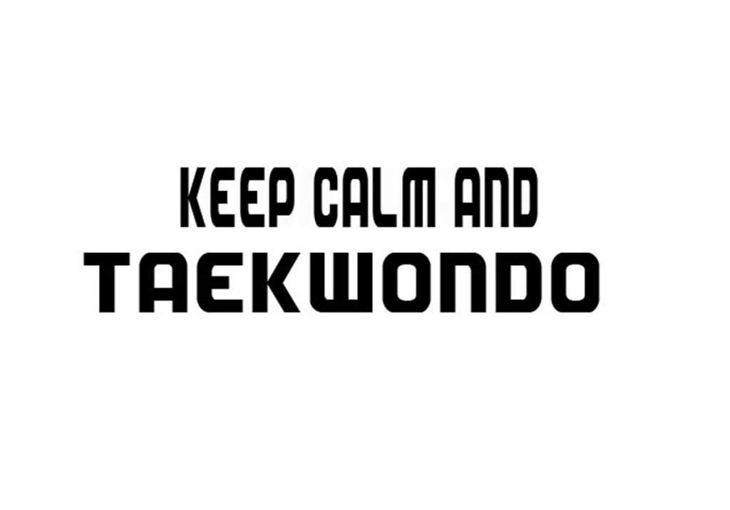 Keep Calm and Taekwondo Vinyl Decal Sticker - Waterproof Car, Laptop, Wall Decor for Martial Arts Fans - Perfect for Gym, Dojo, or Home Office Motivation