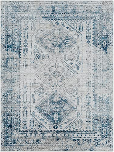 Blue, Light Gray, White / Inkom