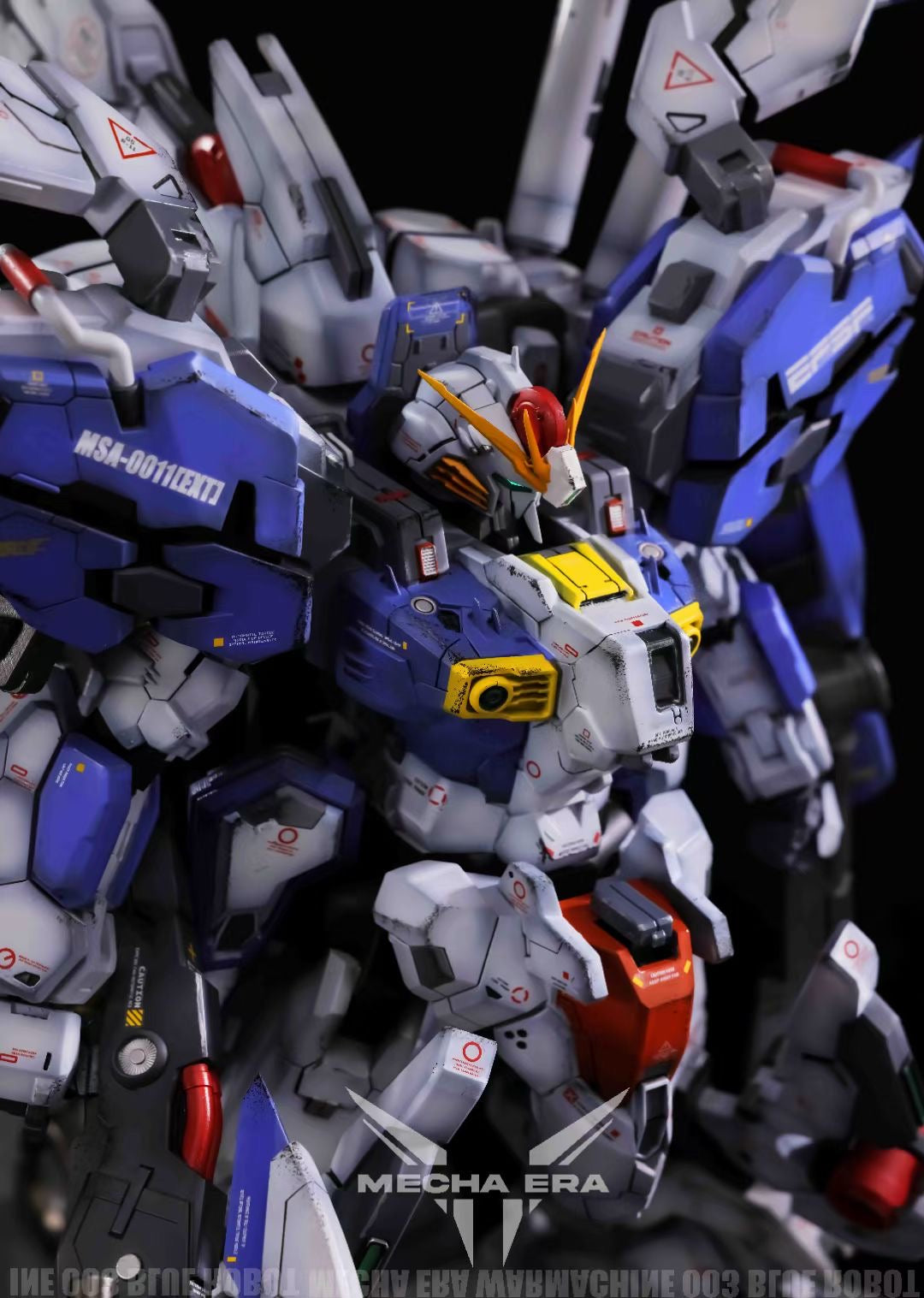 Mecha Era Studio Blue Gundam Model Kit - High-Quality Collectible Action Figure for Anime Fans & Gundam Enthusiasts | Perfect for Display, Cosplay, and Gift Giving