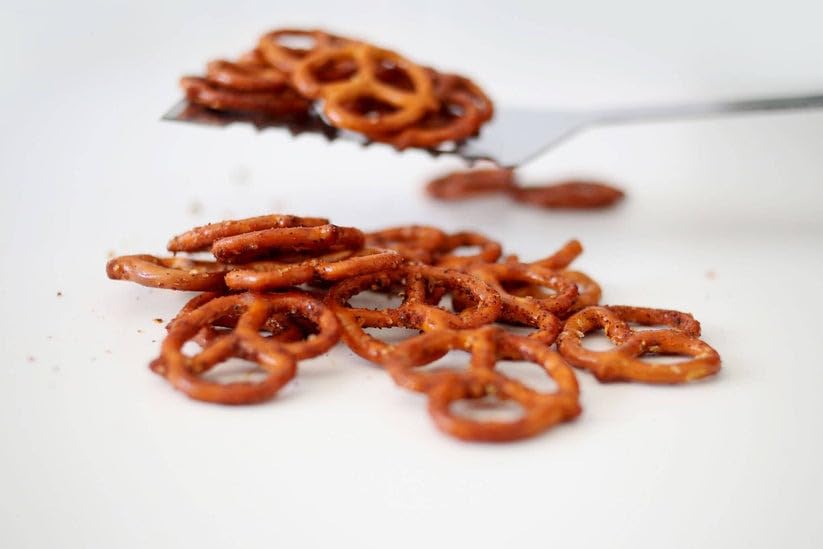 Artisan BBQ Pretzels - Small Batch, 5.5oz - Crispy Savory Snack for Kids & Parties