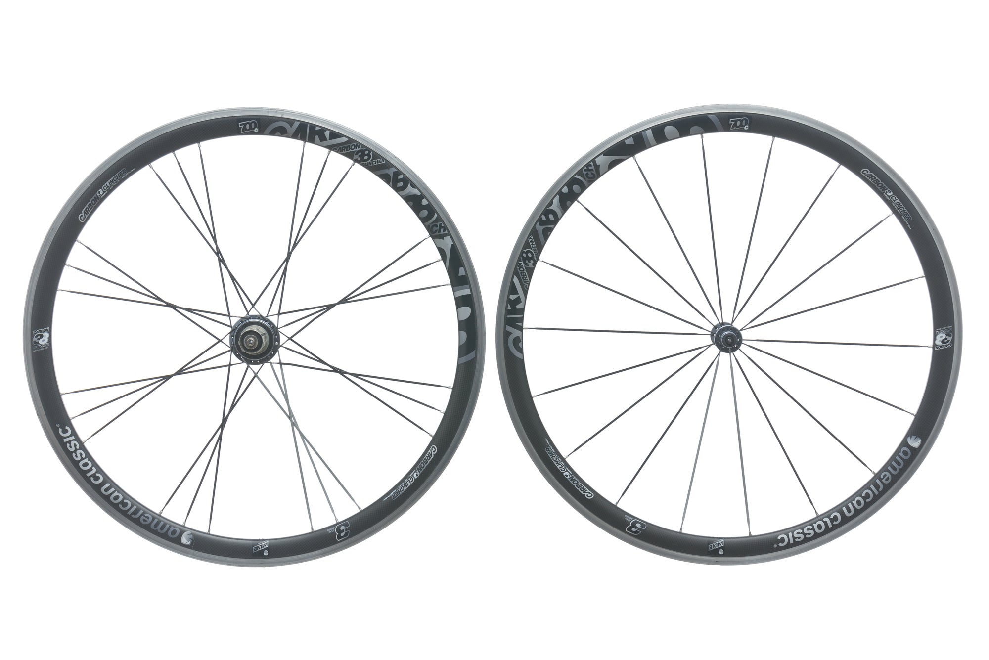 American Classic Carbon 38 Clincher 700c Wheelset - Lightweight Road Bike Wheels for Racing & Training | Perfect for Road Cycling, Triathlons & Endurance Rides